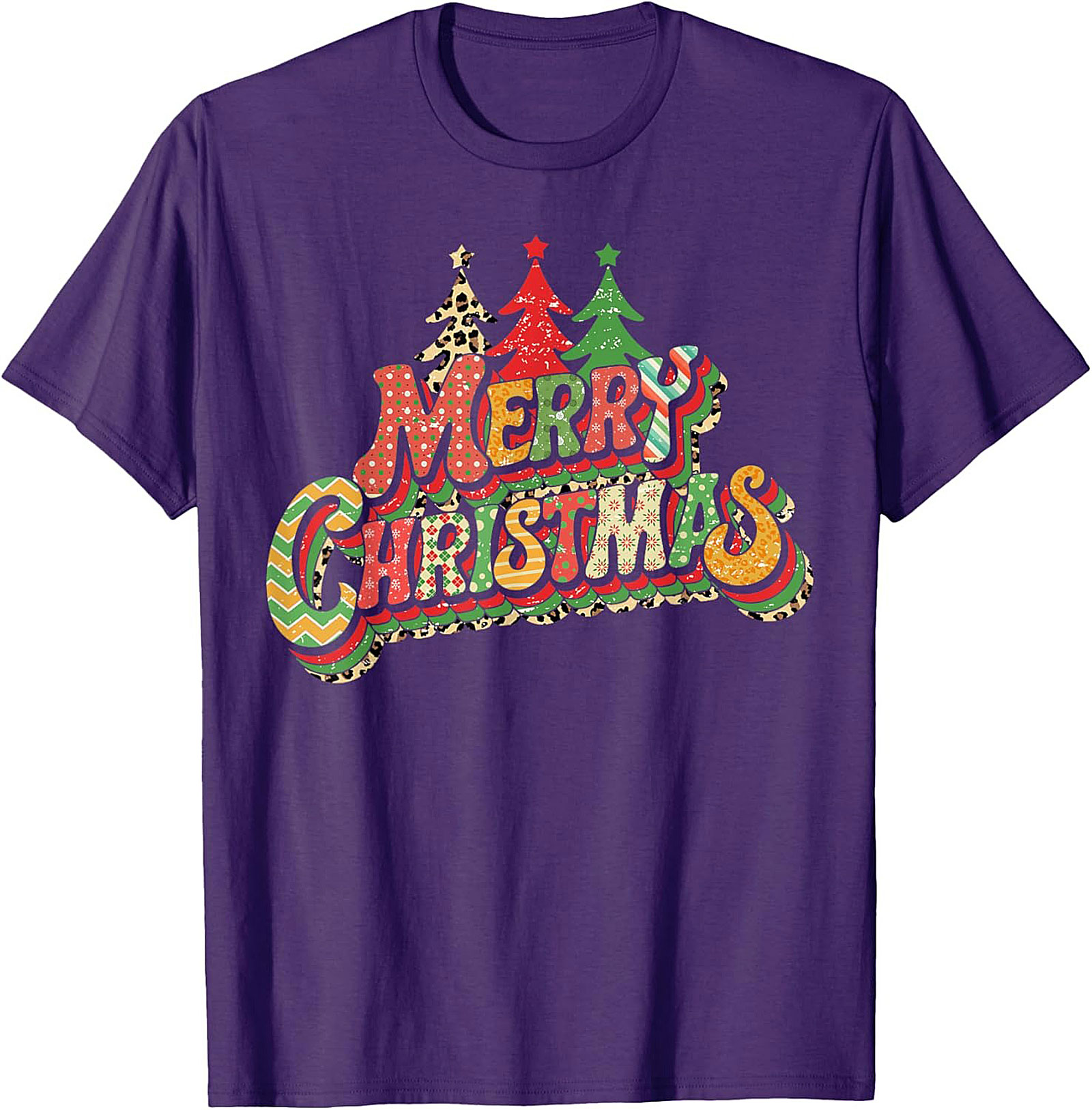 Groovy Merry Christmas T-shirt Retro Holiday Tee
