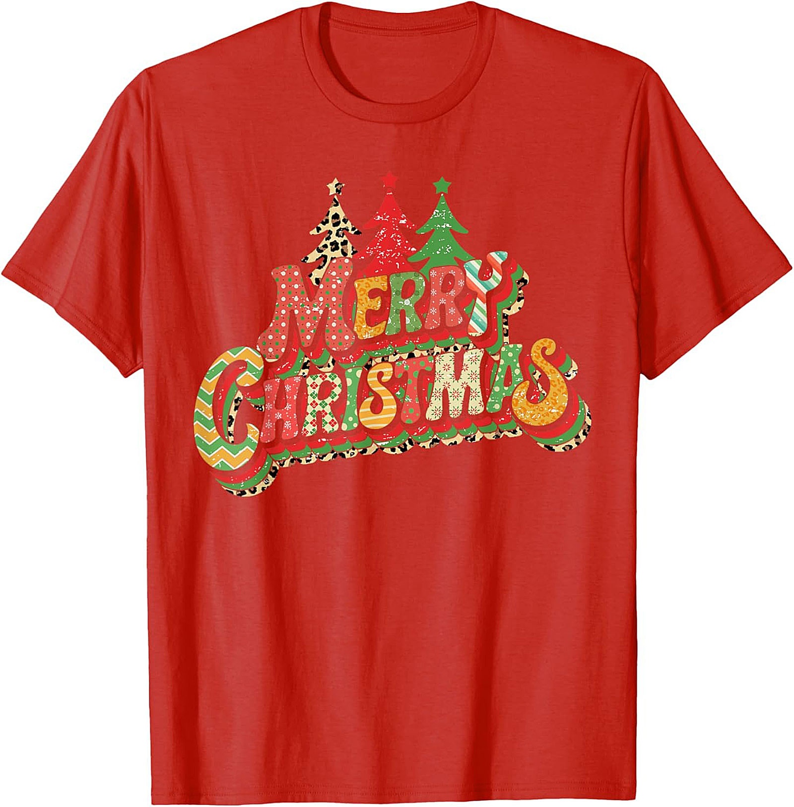 Groovy Merry Christmas T-shirt Retro Holiday Tee