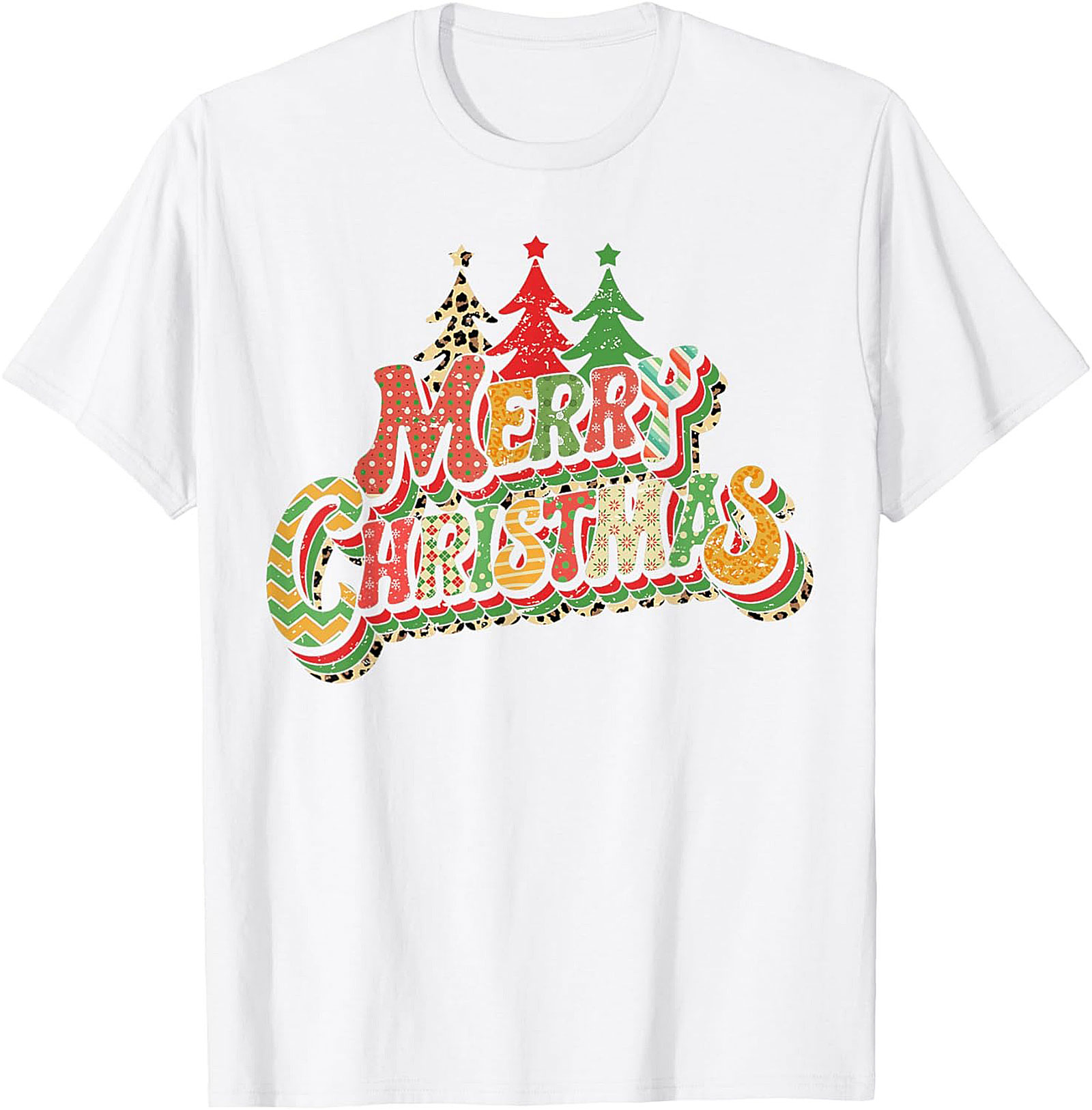 Groovy Merry Christmas T-shirt Retro Holiday Tee