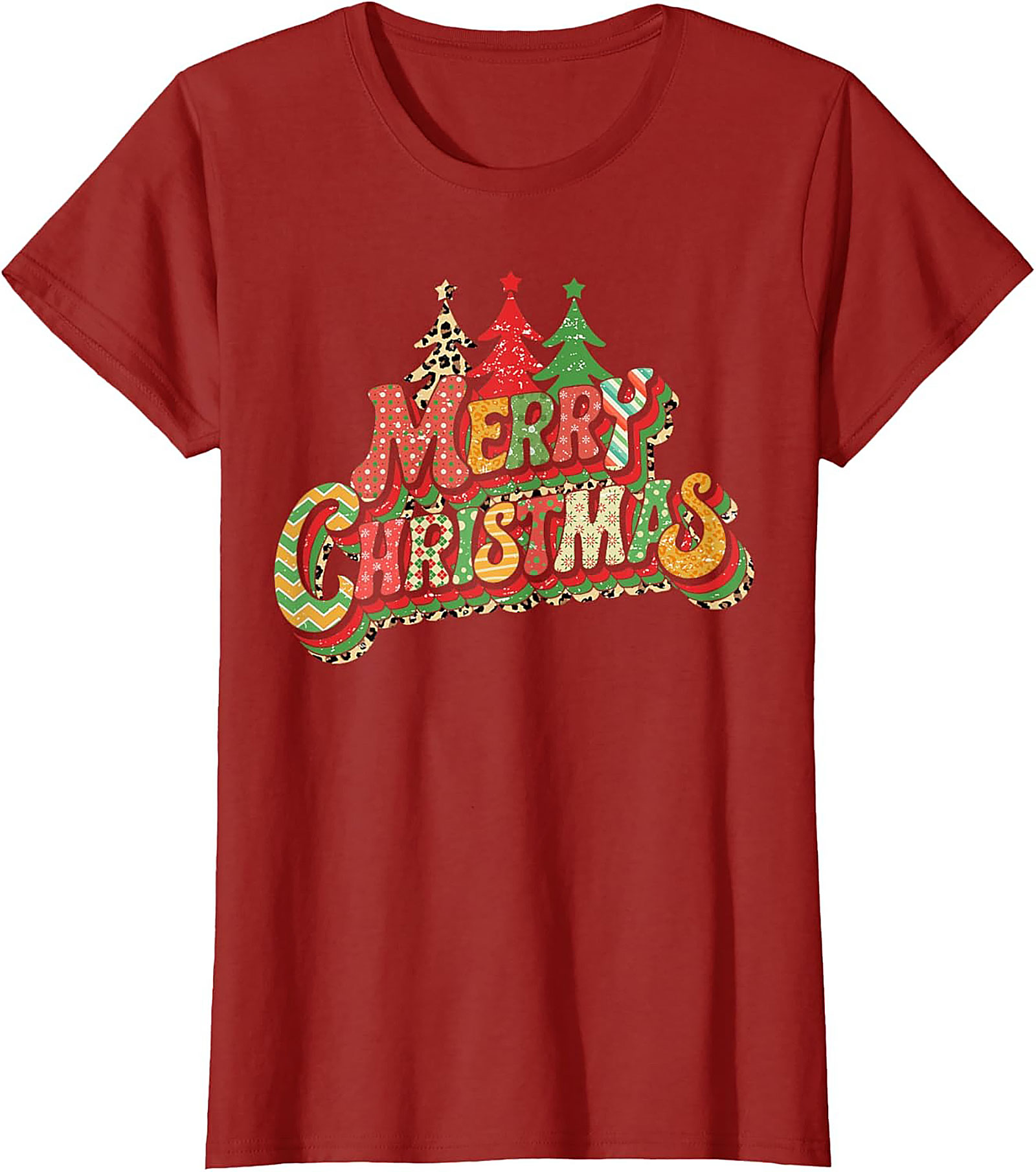 Groovy Merry Christmas T-shirt Retro Holiday Tee
