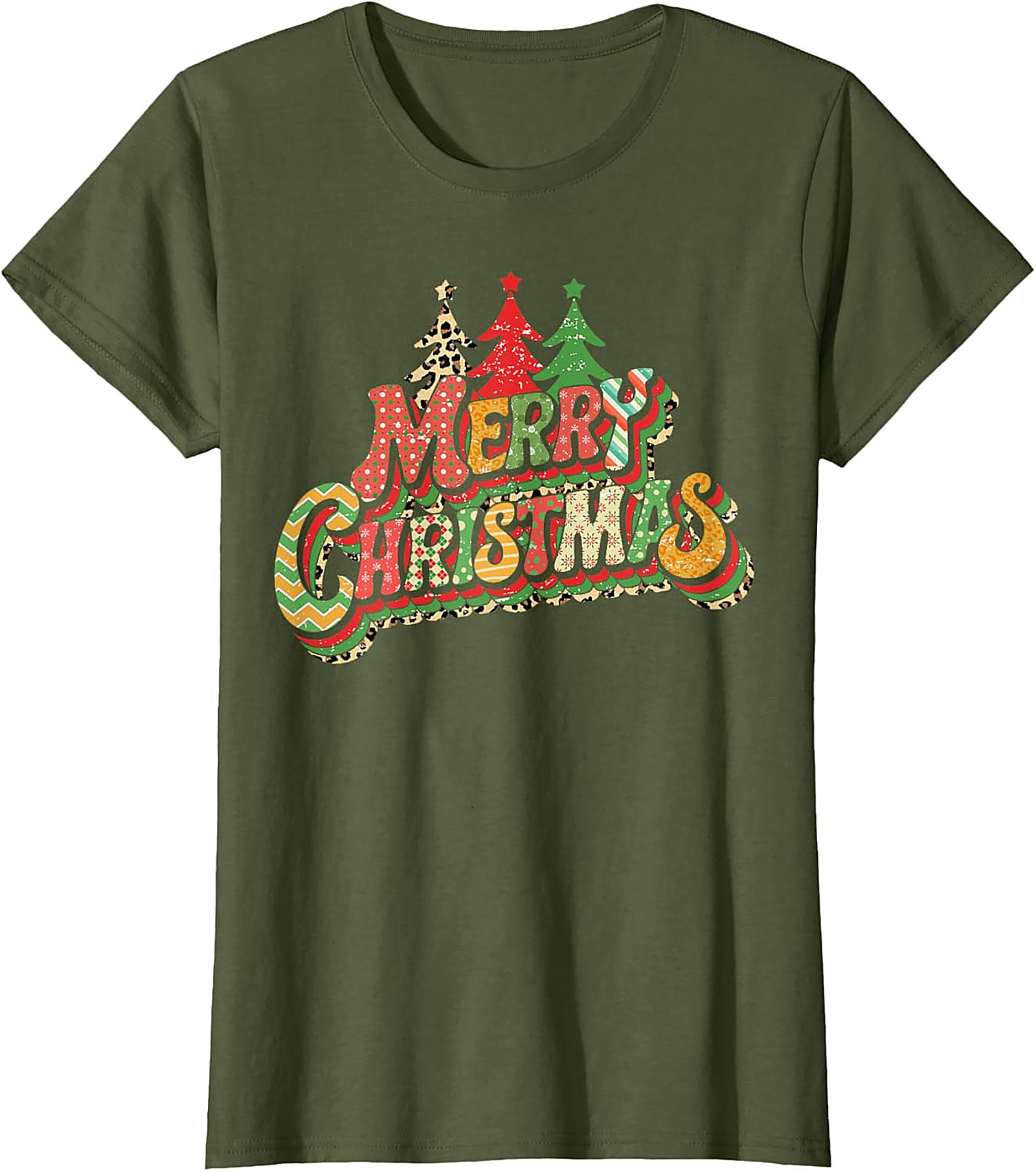 Groovy Merry Christmas T-shirt Retro Holiday Tee