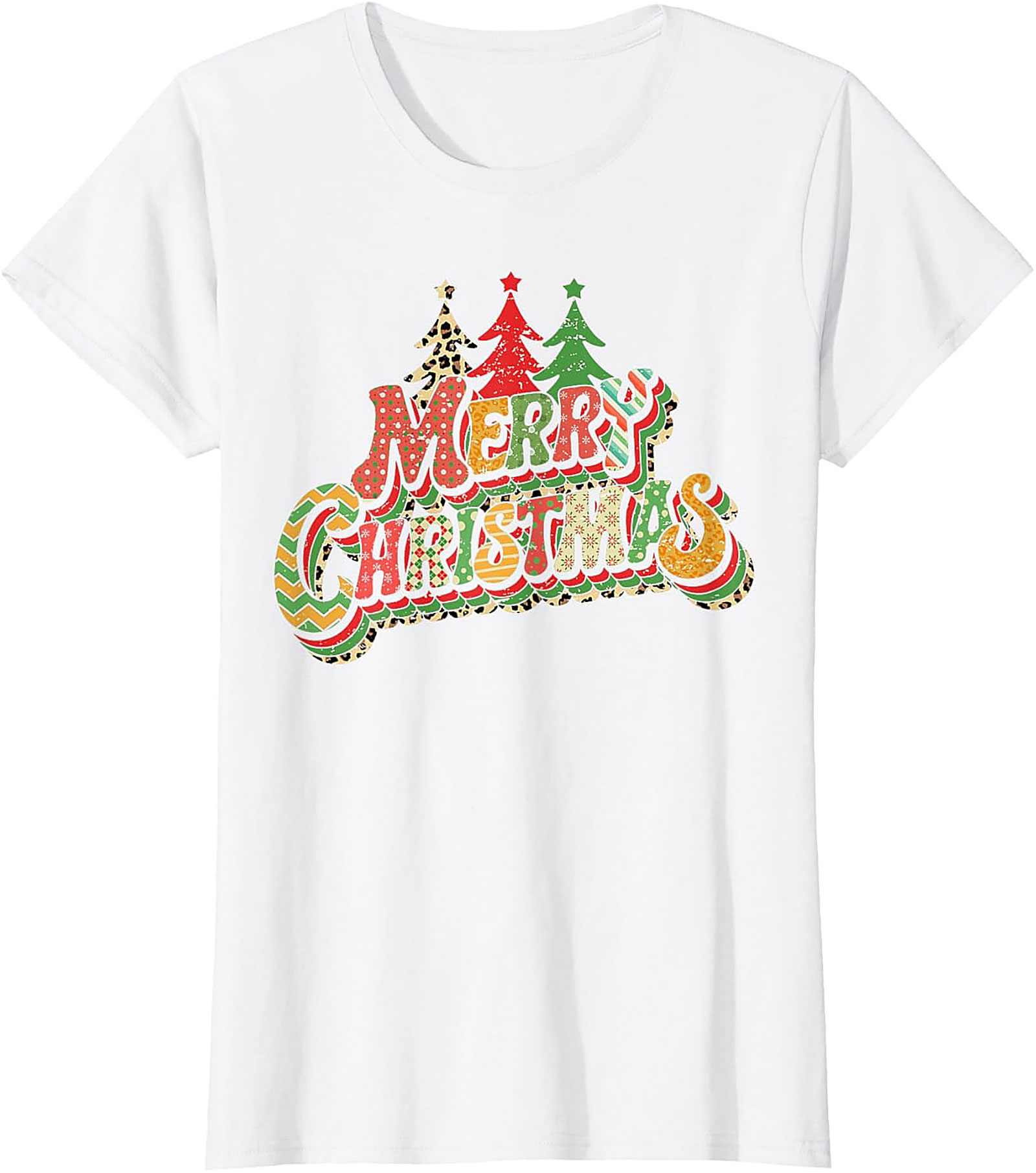 Groovy Merry Christmas T-shirt Retro Holiday Tee