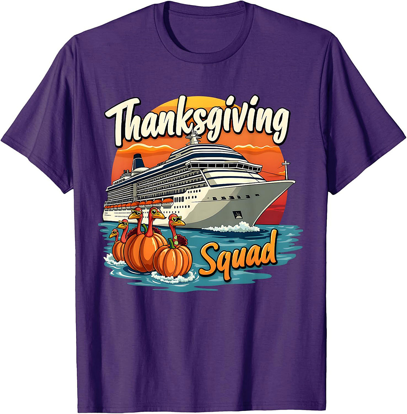 Funny Thanksgiving Cruise T-shirt | Squad Graphic Tee