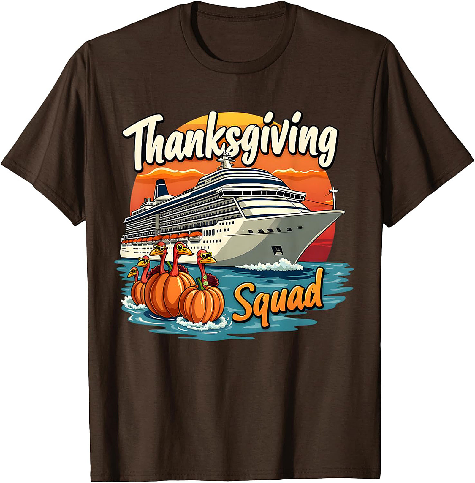 Funny Thanksgiving Cruise T-shirt | Squad Graphic Tee