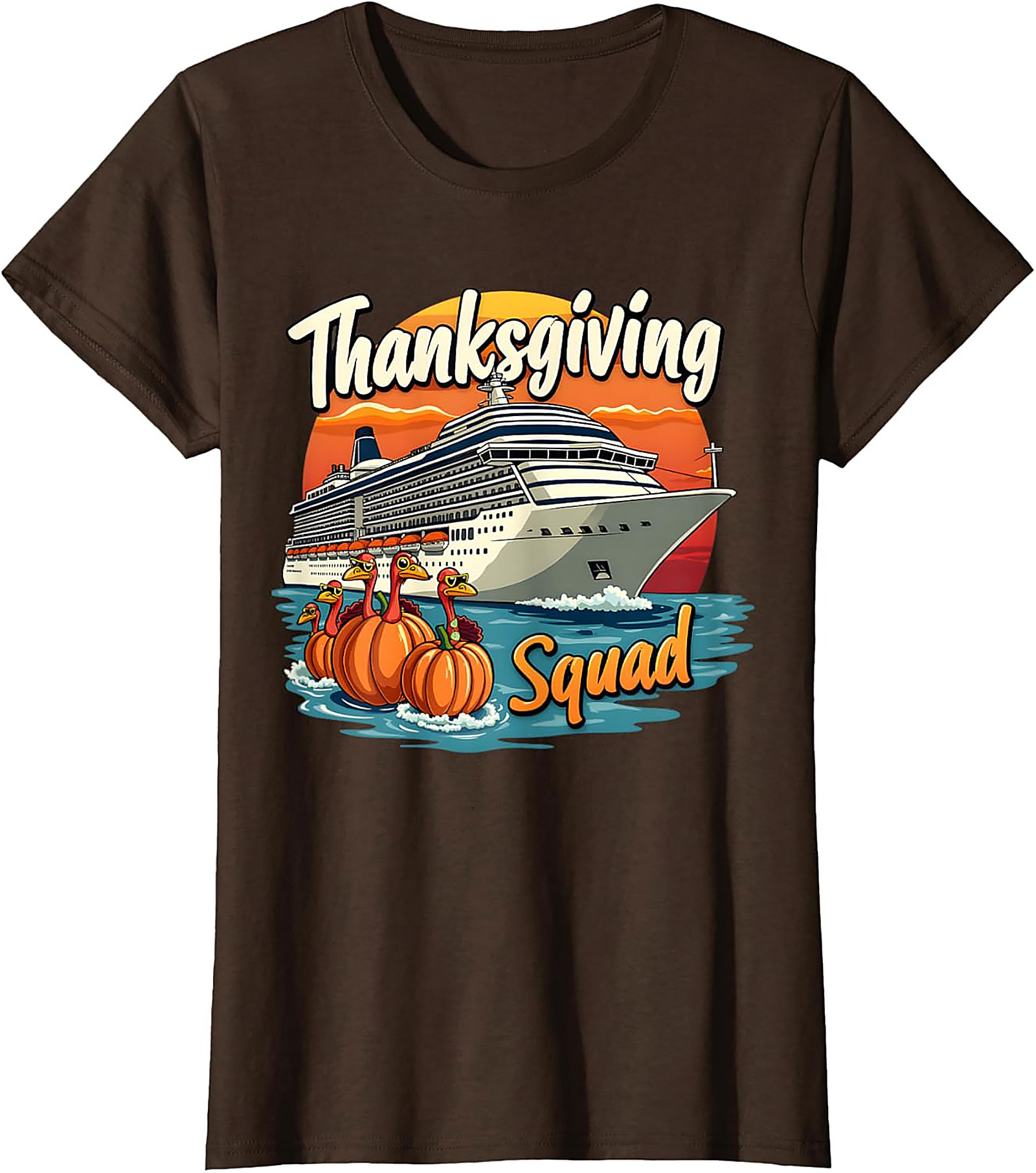 Funny Thanksgiving Cruise T-shirt | Squad Graphic Tee
