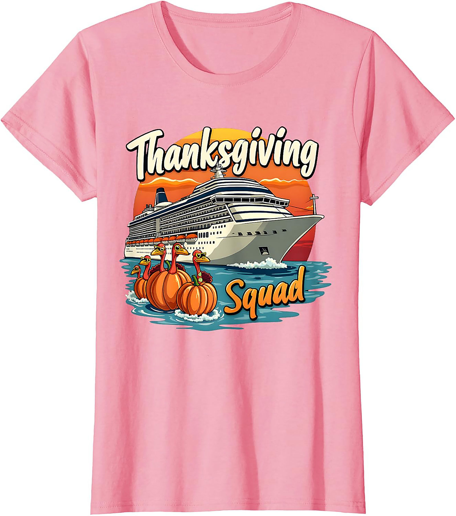 Funny Thanksgiving Cruise T-shirt | Squad Graphic Tee