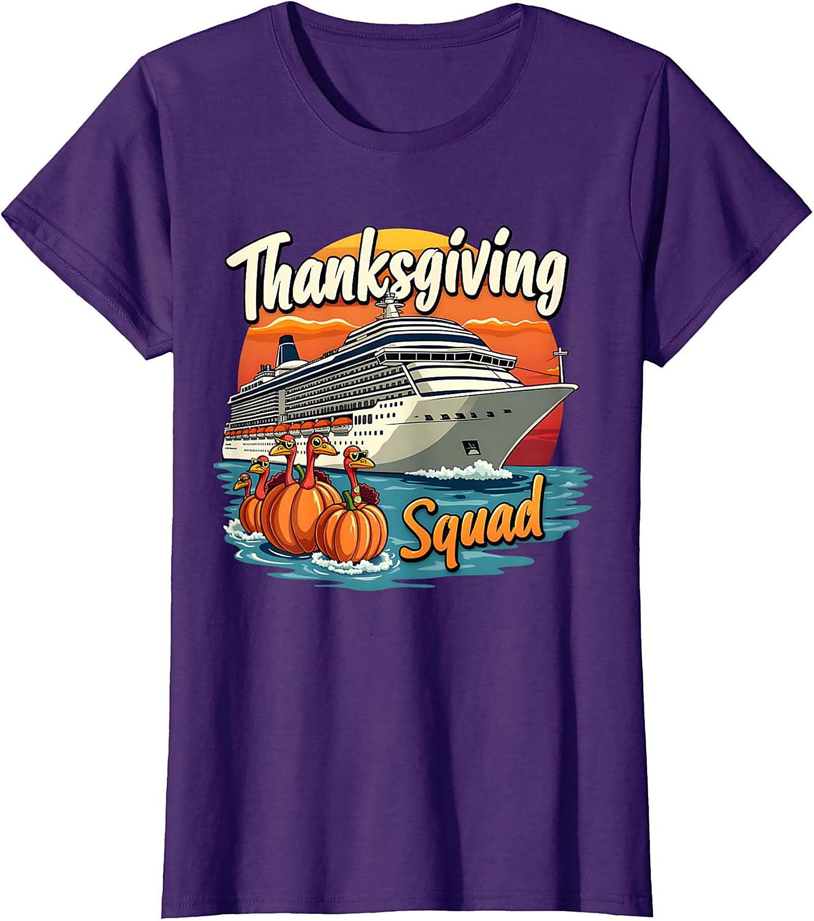 Funny Thanksgiving Cruise T-shirt | Squad Graphic Tee