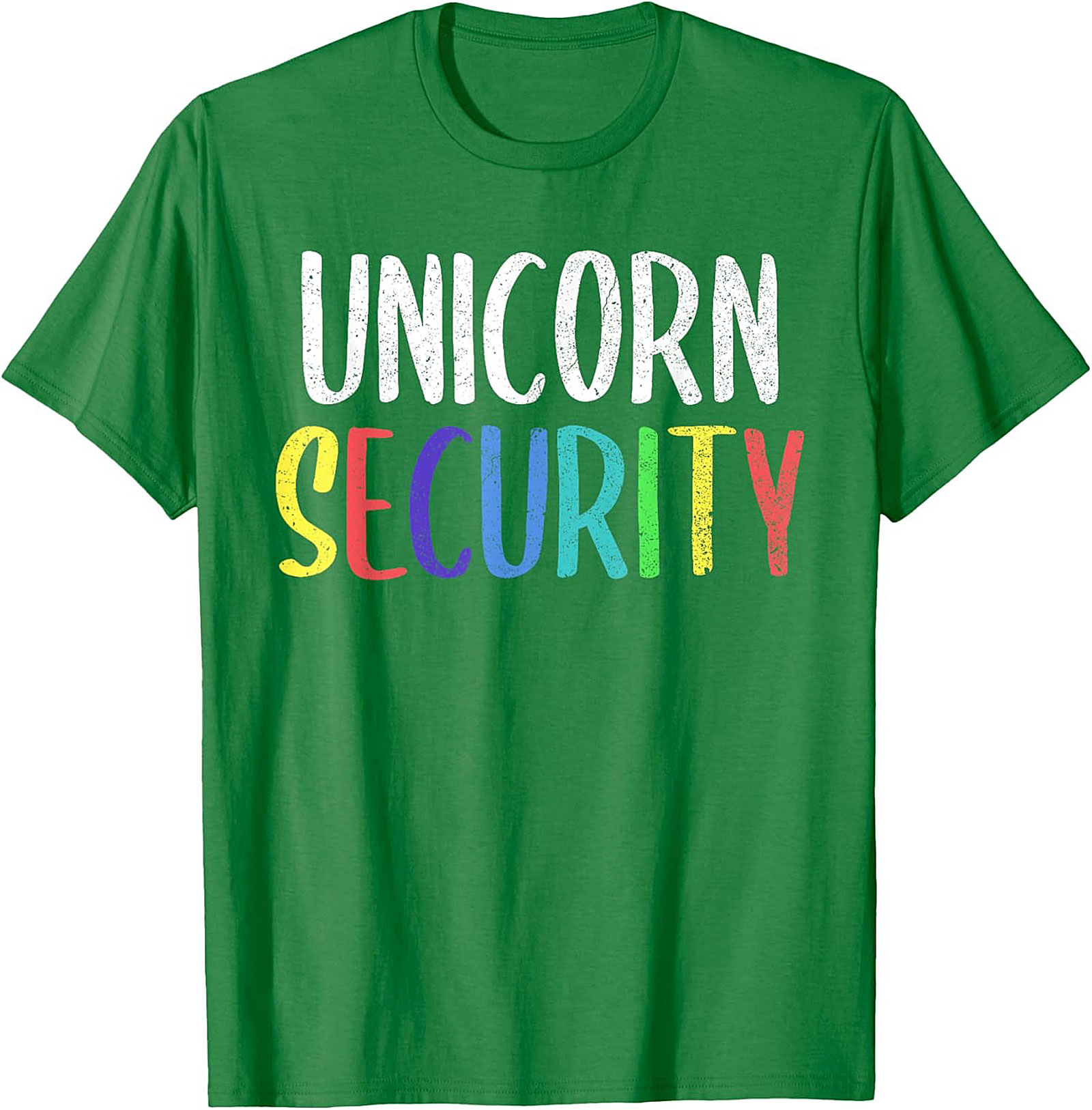 Funny Unicorn Security T-Shirt Soft Cotton Graphic Tee