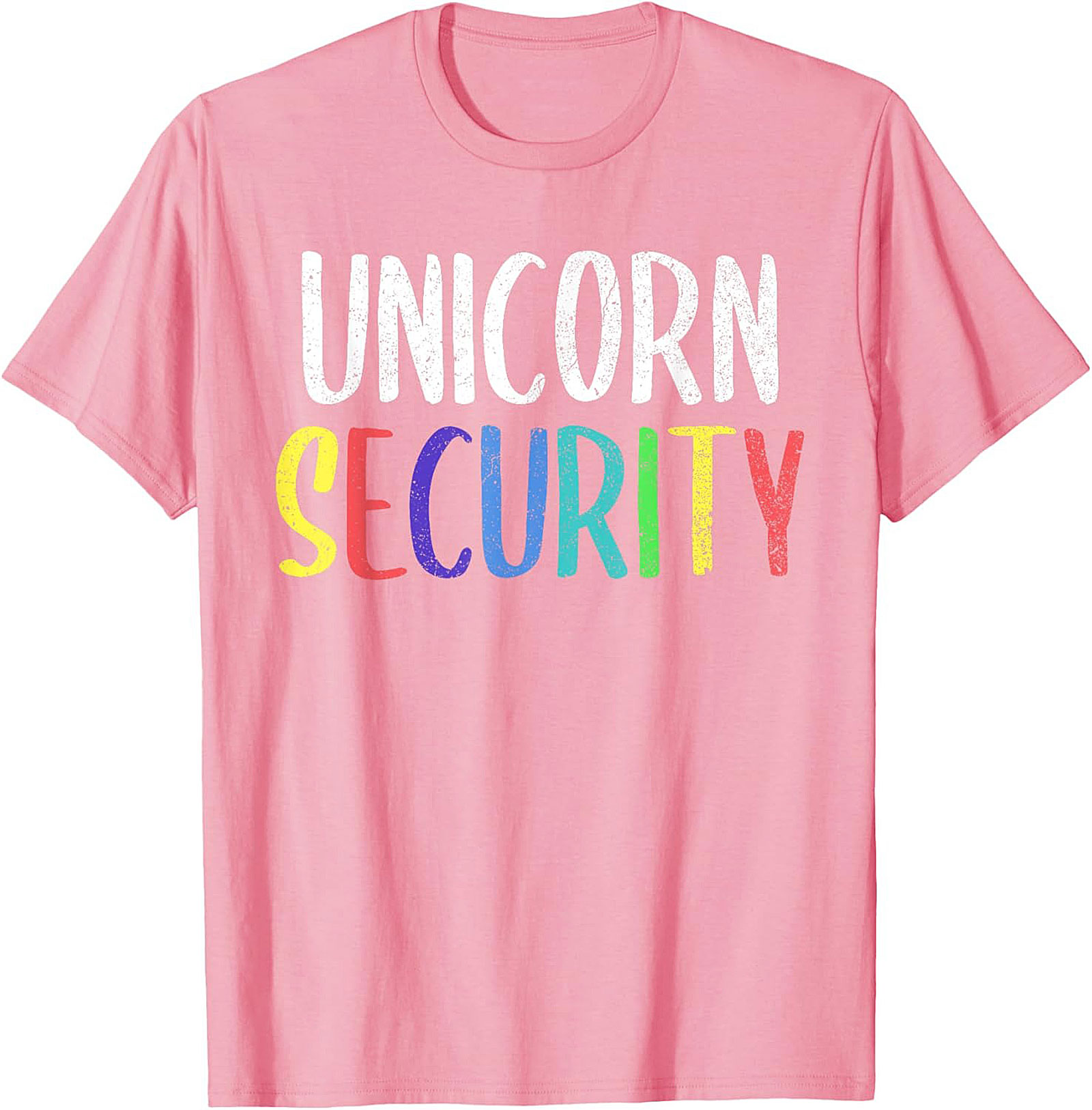 Funny Unicorn Security T-Shirt Soft Cotton Graphic Tee