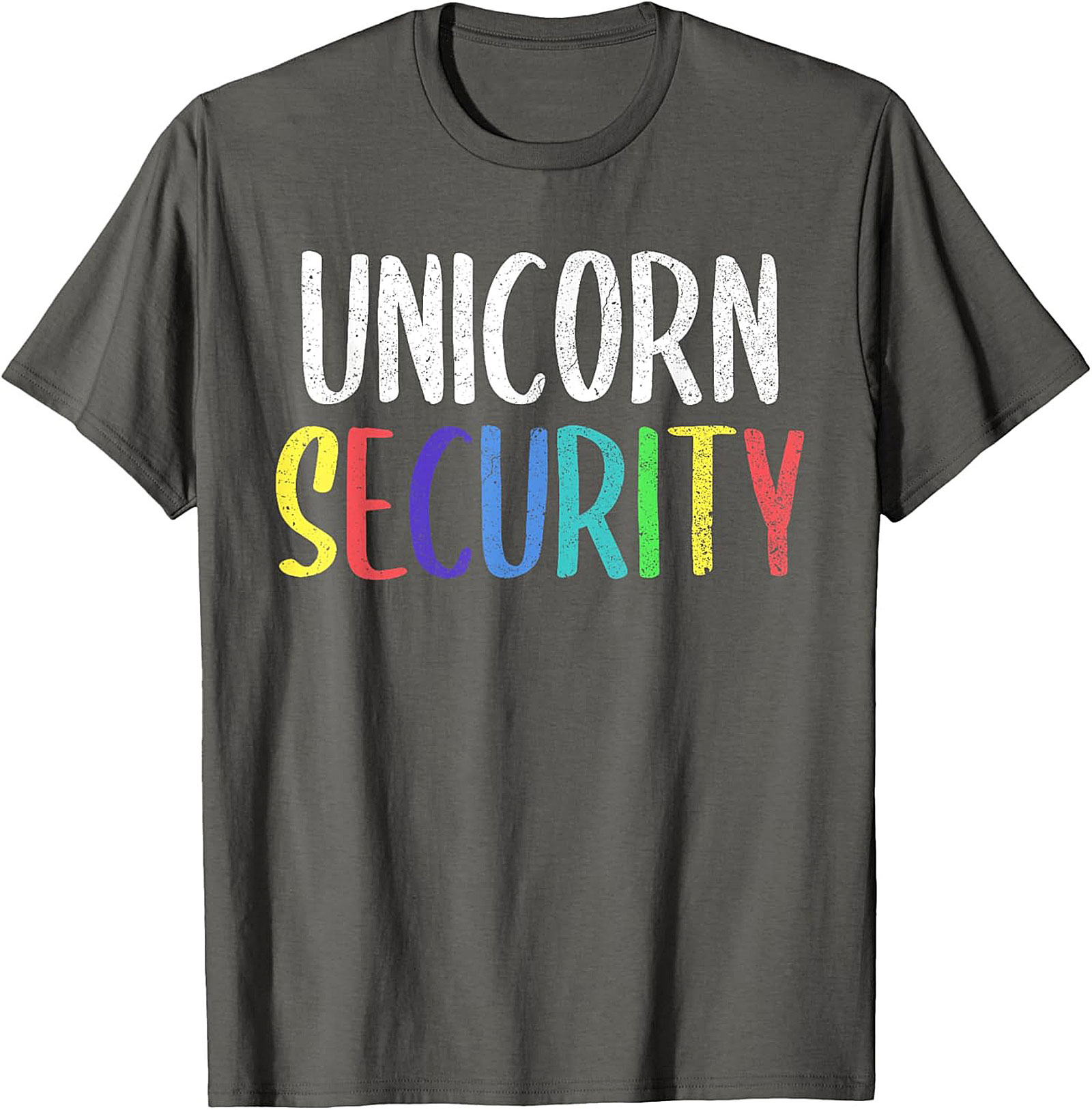 Funny Unicorn Security T-Shirt Soft Cotton Graphic Tee