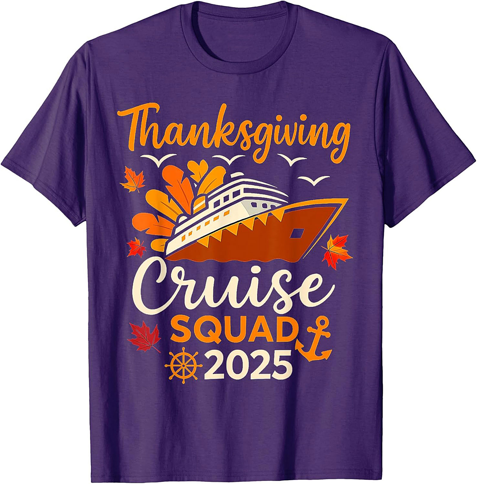 Thanksgiving Cruise Squad 2025 T-Shirt | Funny Family Tee