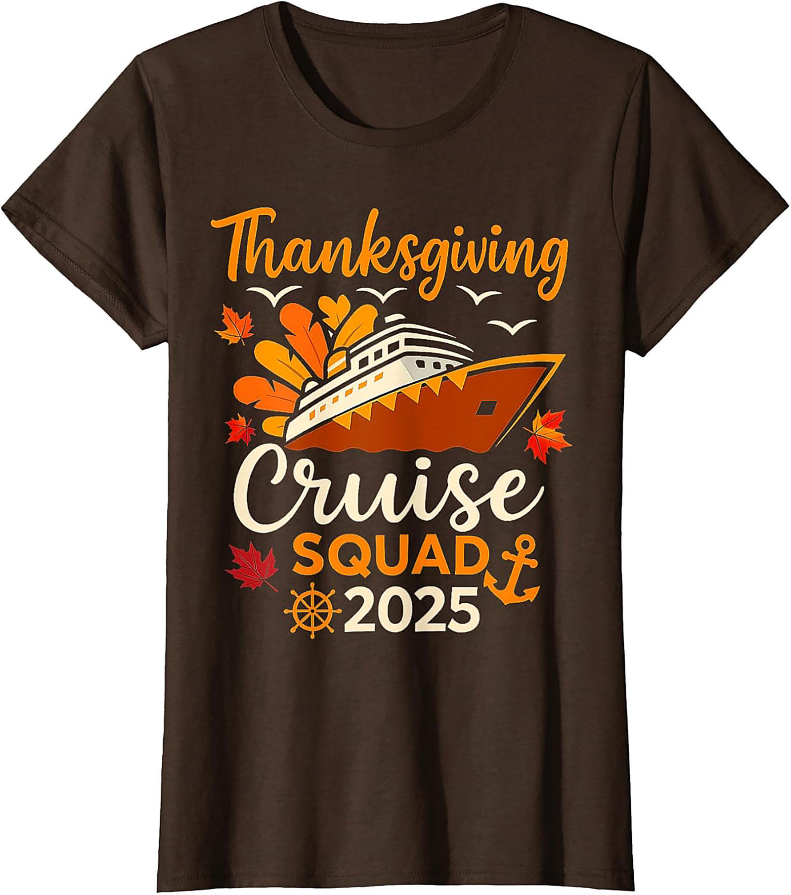 Thanksgiving Cruise Squad 2025 T-Shirt | Funny Family Tee