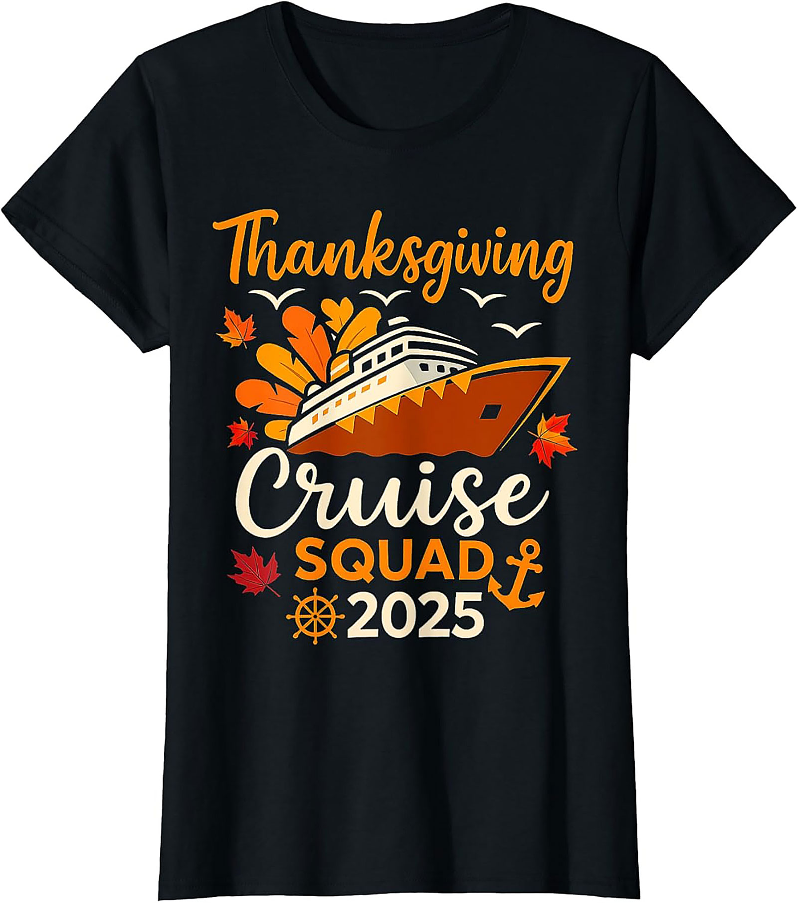 Thanksgiving Cruise Squad 2025 T-Shirt | Funny Family Tee