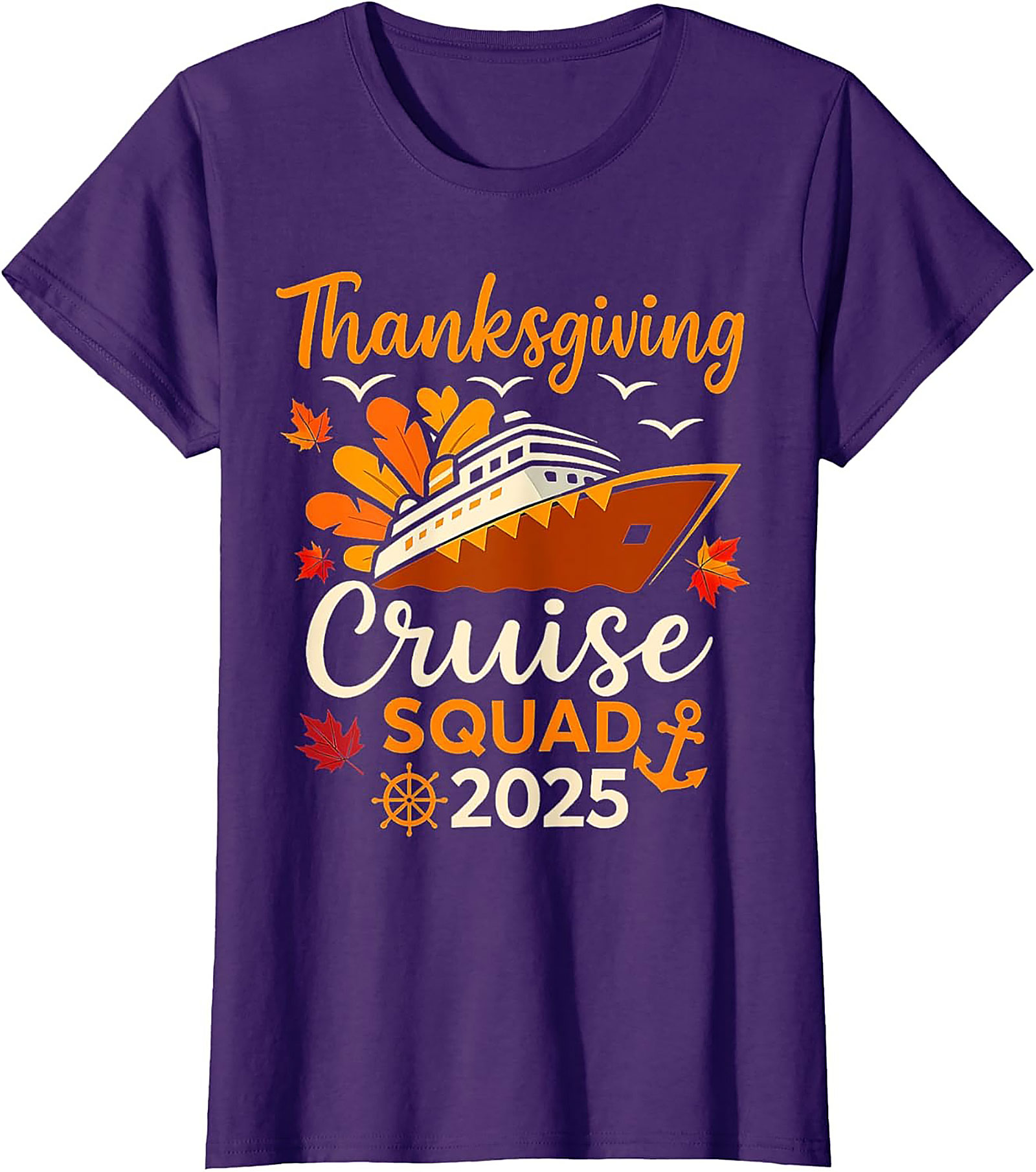 Thanksgiving Cruise Squad 2025 T-Shirt | Funny Family Tee
