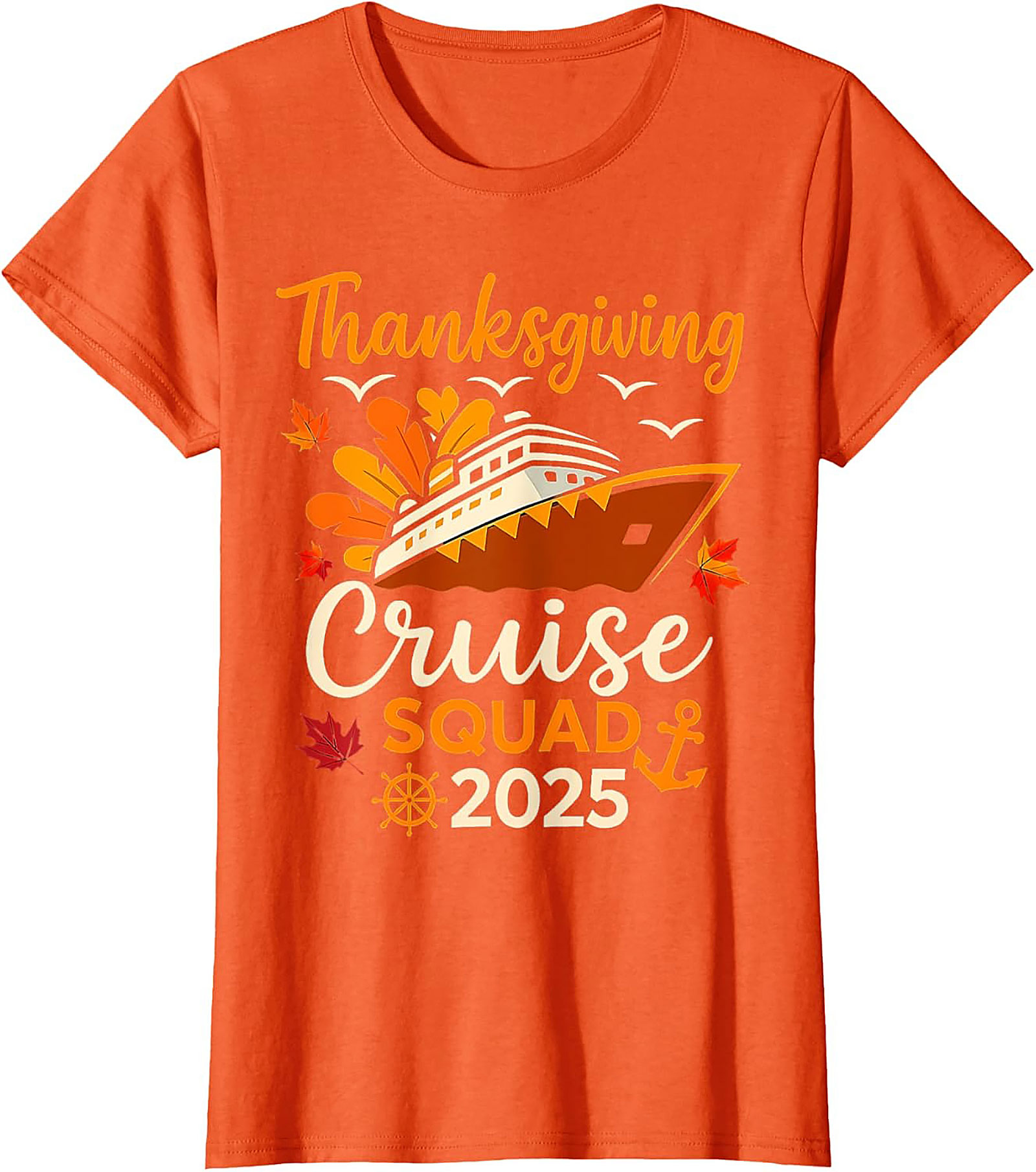Thanksgiving Cruise Squad 2025 T-Shirt | Funny Family Tee