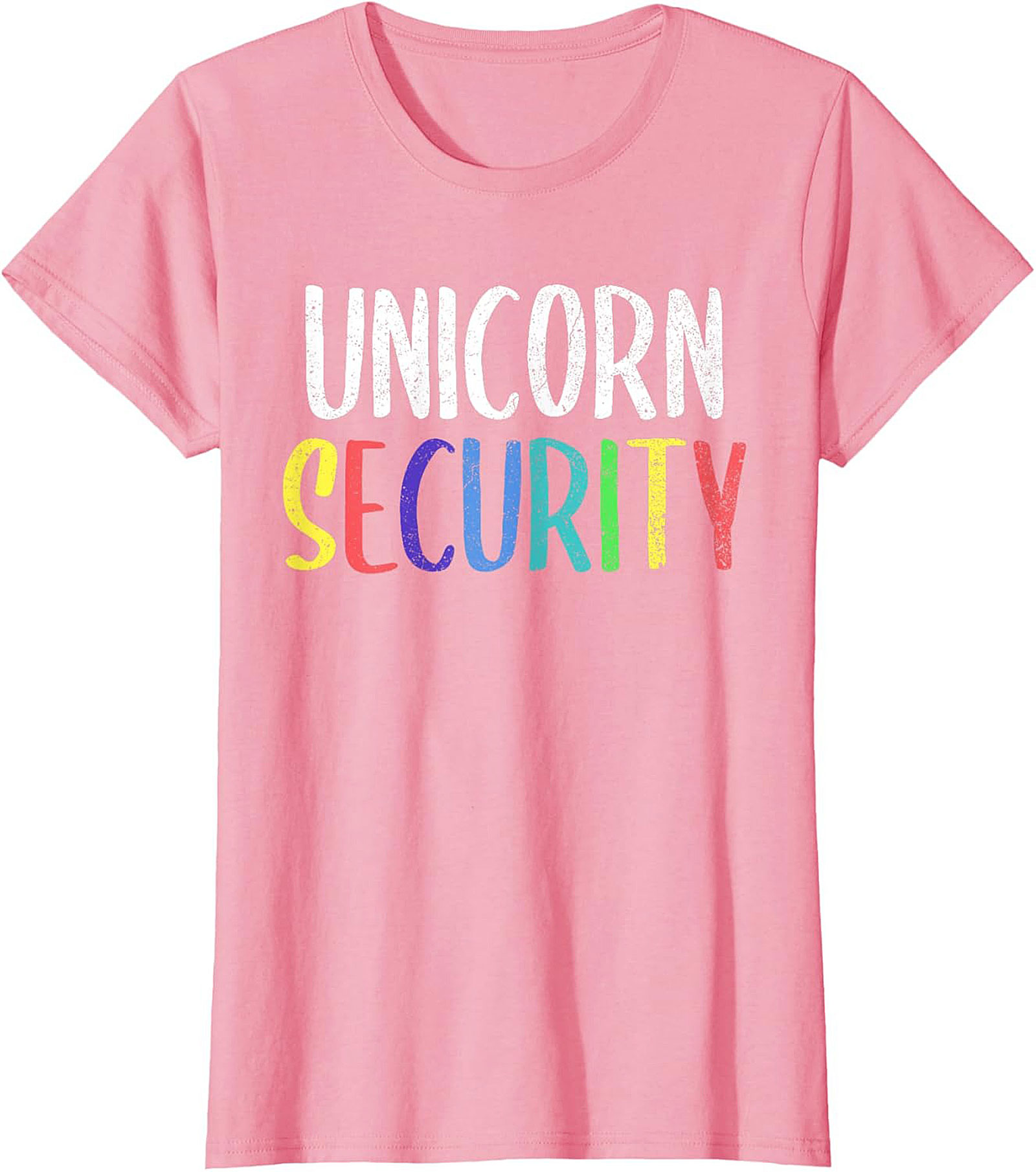 Funny Unicorn Security T-Shirt Soft Cotton Graphic Tee