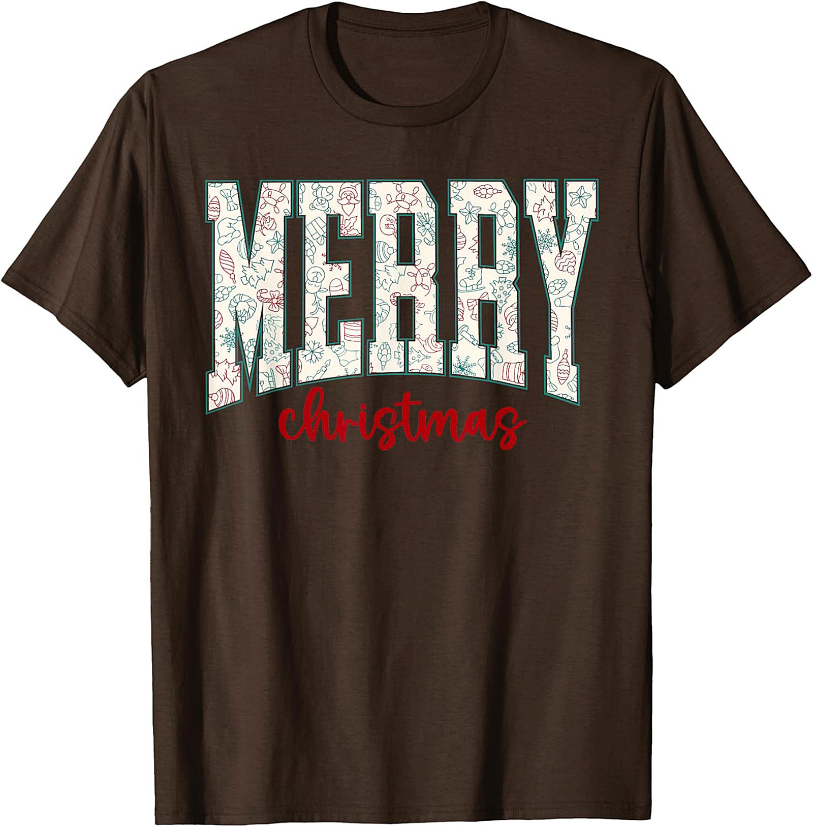 Festive Merry Christmas T-shirt Holiday Graphic Tee