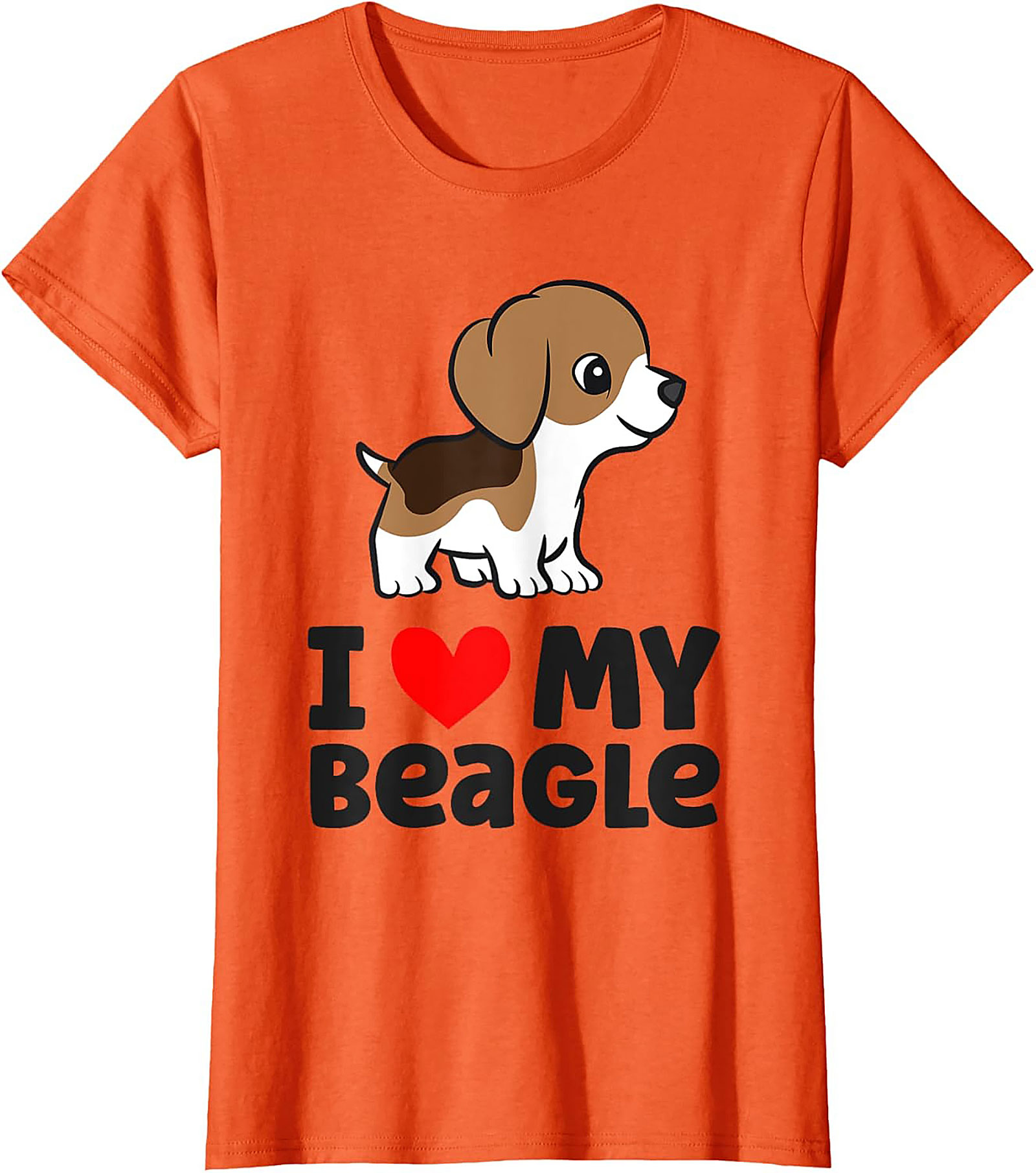 Cute Beagle Puppy Dog Owner T-shirt | I Love My Beagle Graphic Tee