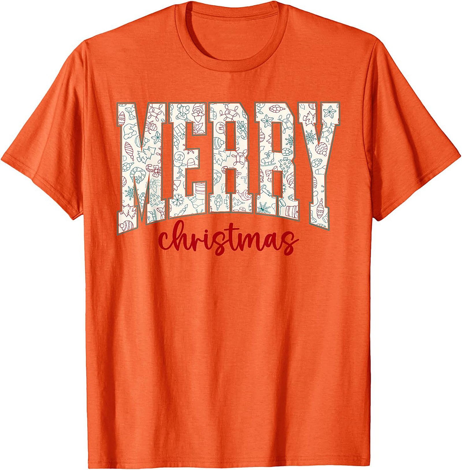 Festive Merry Christmas T-shirt Holiday Graphic Tee