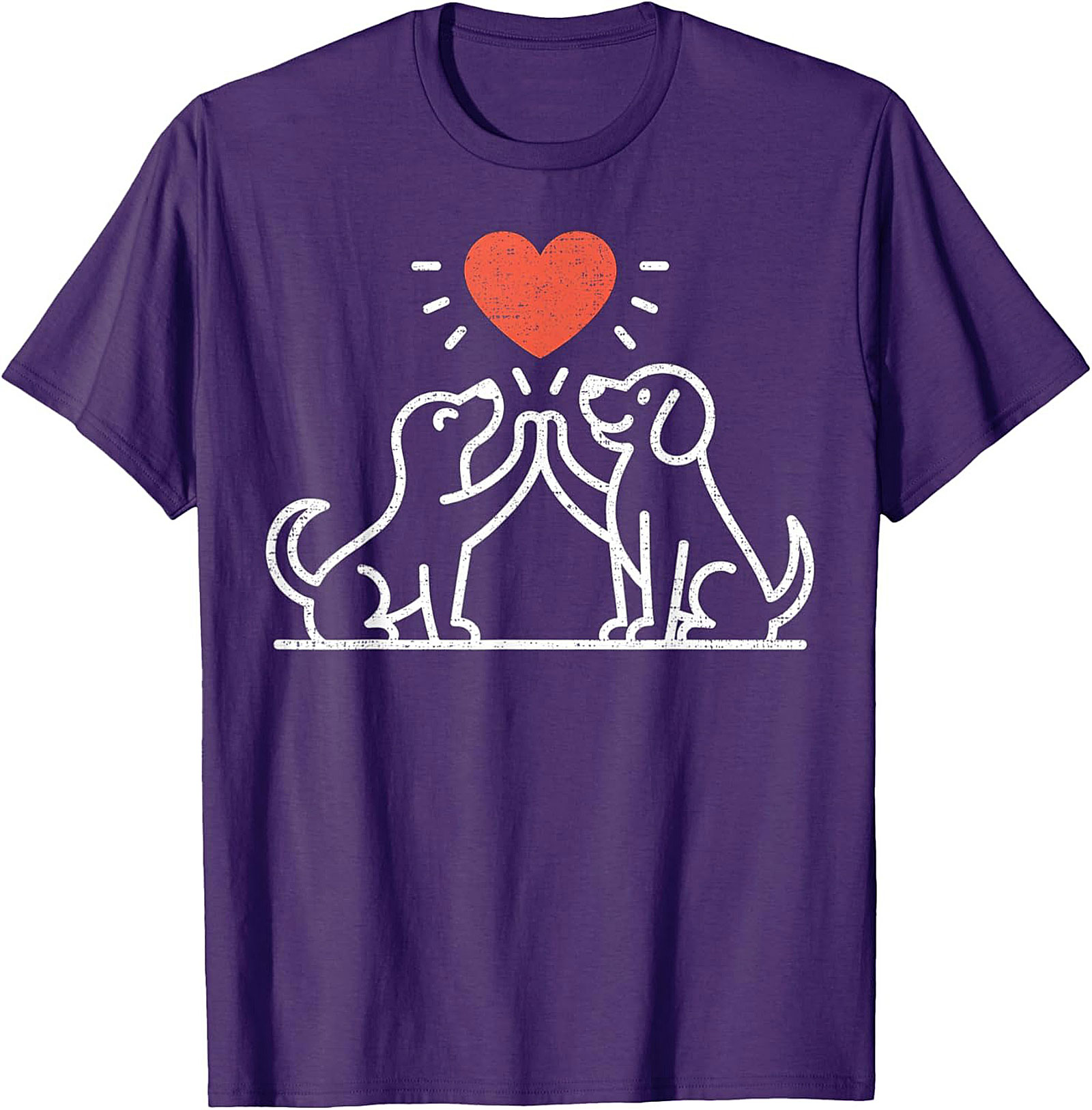 High Five Dog Lovers T-Shirt | Cute Canine Friendship Graphic Tee