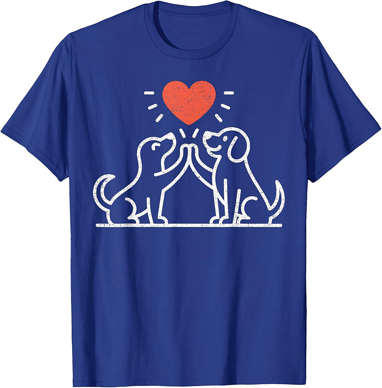 High Five Dog Lovers T-Shirt | Cute Canine Friendship Graphic Tee