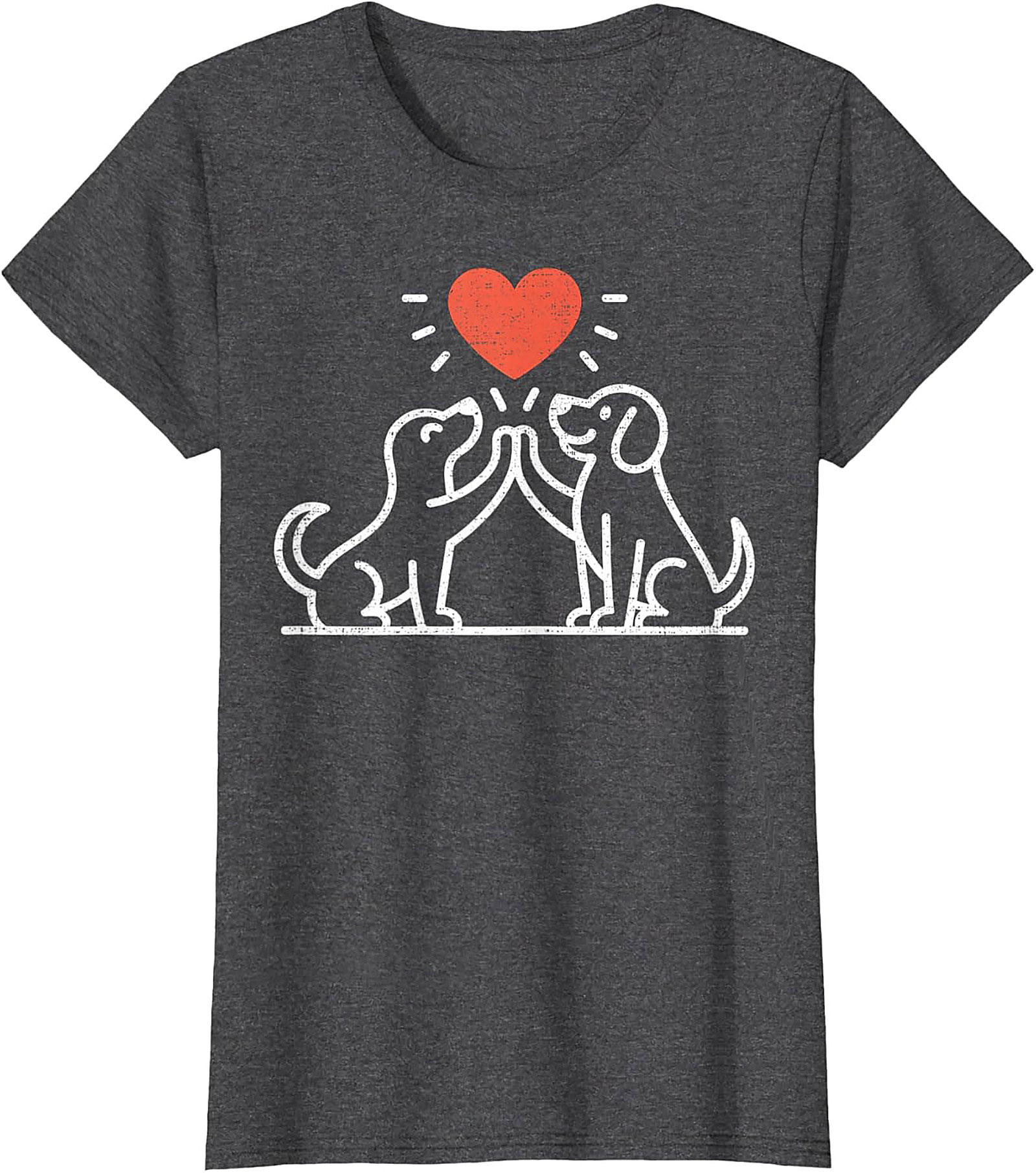 High Five Dog Lovers T-Shirt | Cute Canine Friendship Graphic Tee