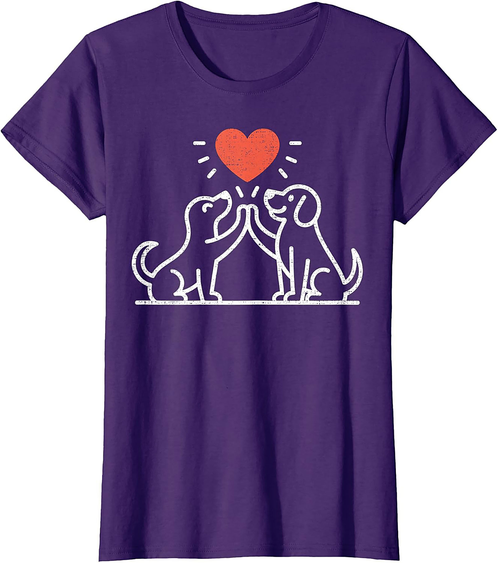 High Five Dog Lovers T-Shirt | Cute Canine Friendship Graphic Tee