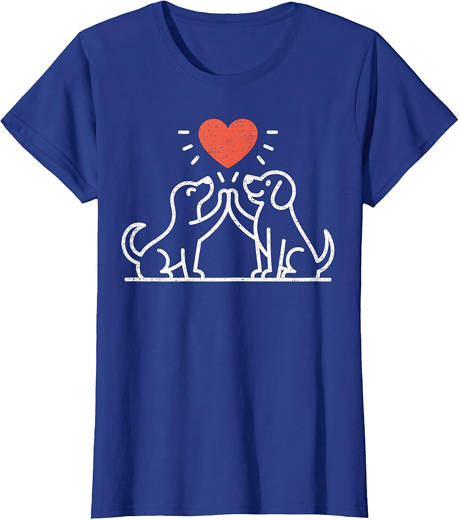High Five Dog Lovers T-Shirt | Cute Canine Friendship Graphic Tee