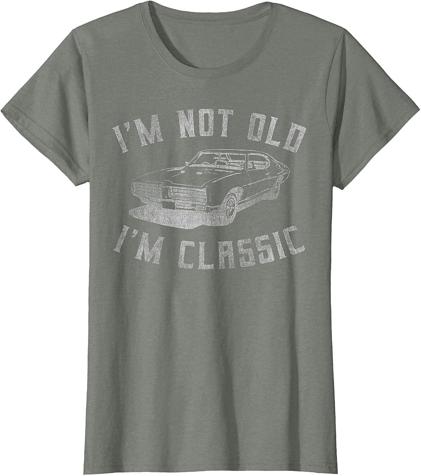 Funny Classic Car Graphic Tee  I'm Not Old I'm Classic Shirt
