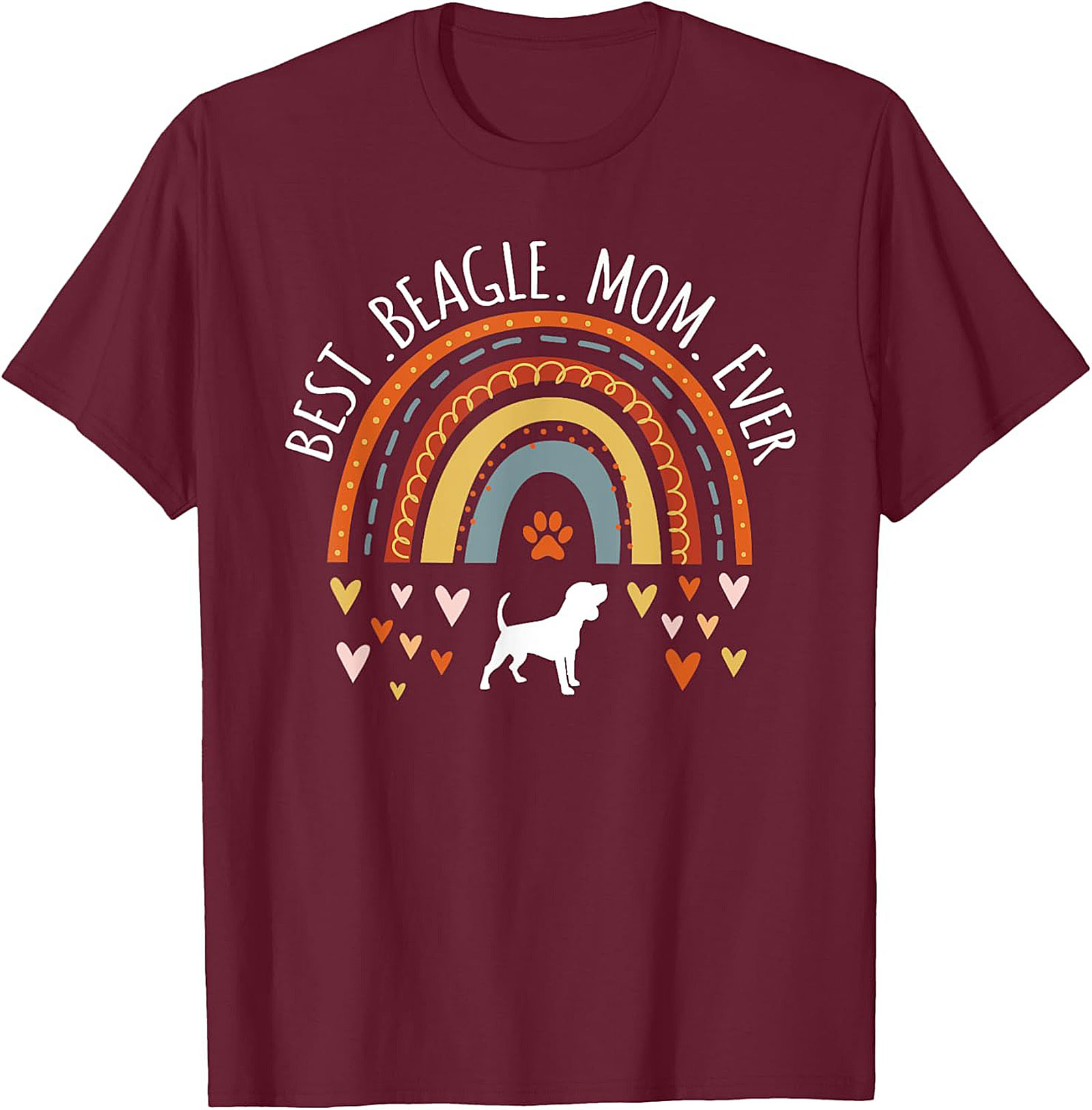 BEST. BEAGLE. MOM. EVER. T-Shirt | Boho Dog Mom Graphic Tee