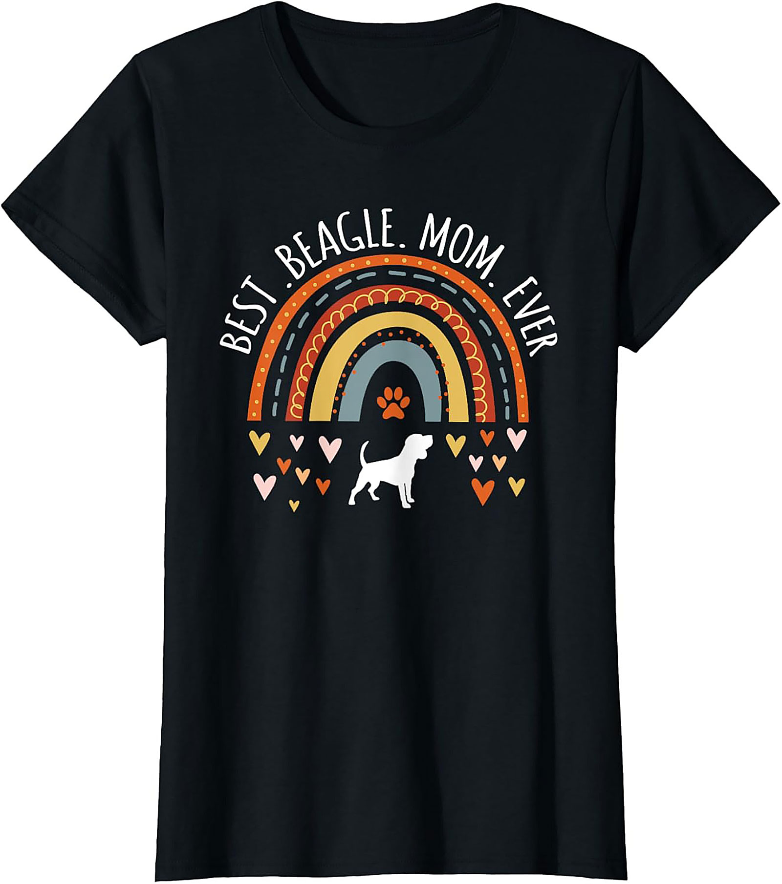 BEST. BEAGLE. MOM. EVER. T-Shirt | Boho Dog Mom Graphic Tee
