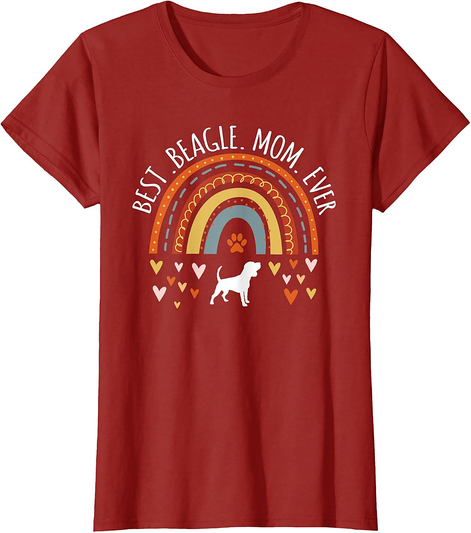 BEST. BEAGLE. MOM. EVER. T-Shirt | Boho Dog Mom Graphic Tee