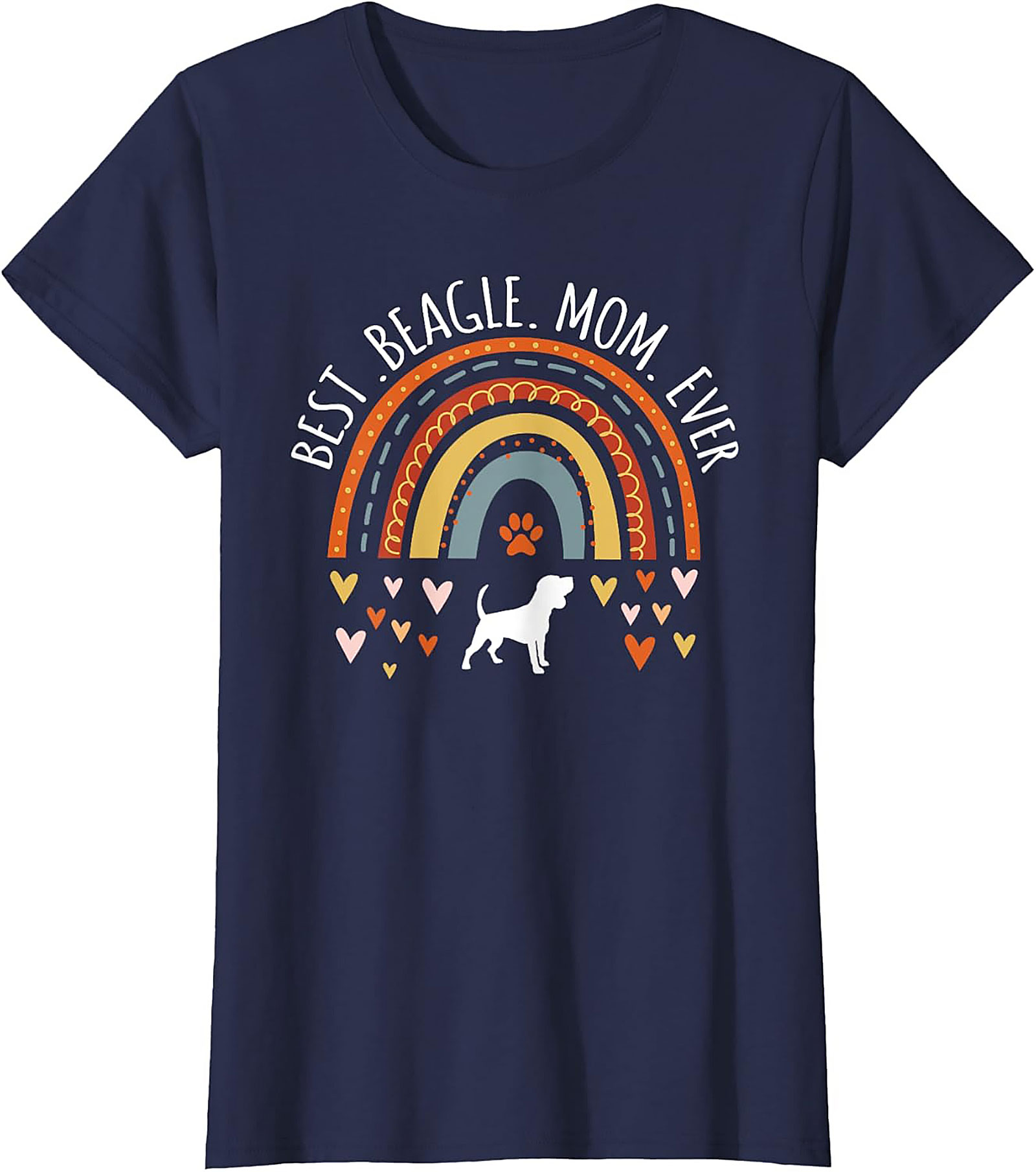 BEST. BEAGLE. MOM. EVER. T-Shirt | Boho Dog Mom Graphic Tee