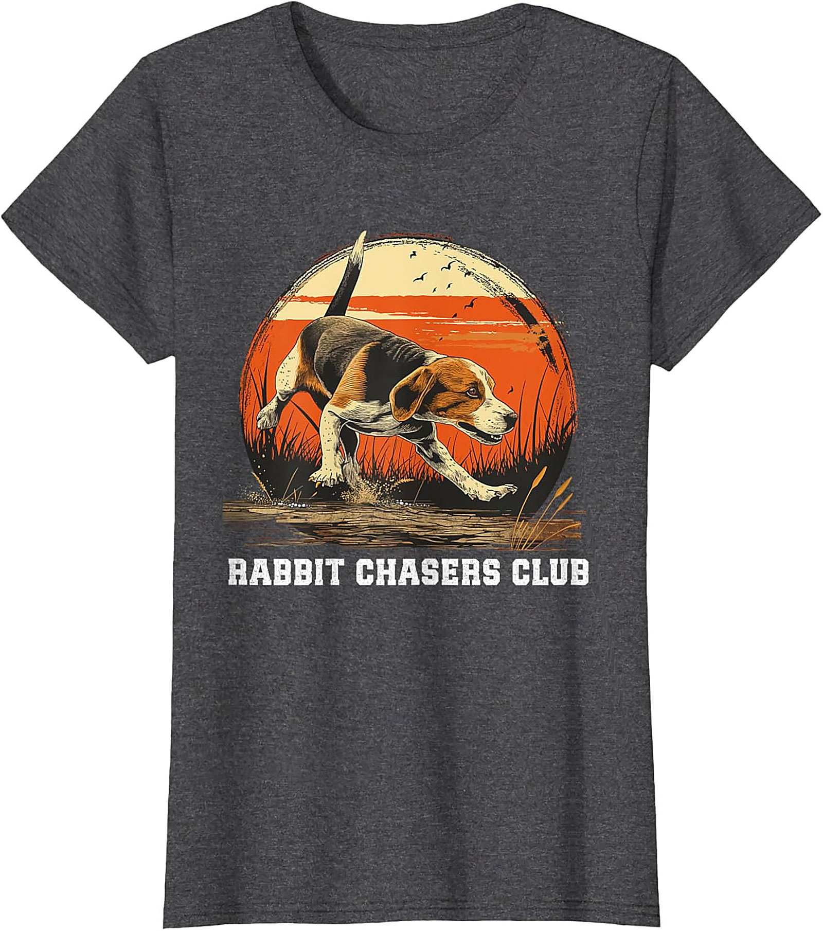 Beagle Rabbit Chasers Club T-shirt | Vintage Hound Dog Graphic Tee