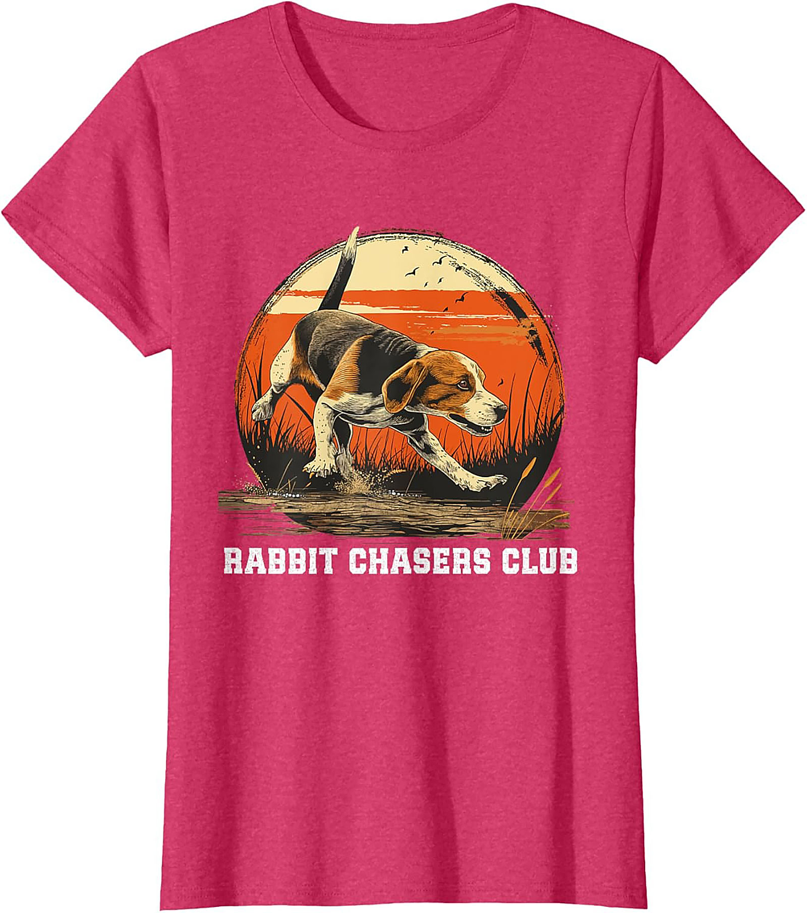 Beagle Rabbit Chasers Club T-shirt | Vintage Hound Dog Graphic Tee