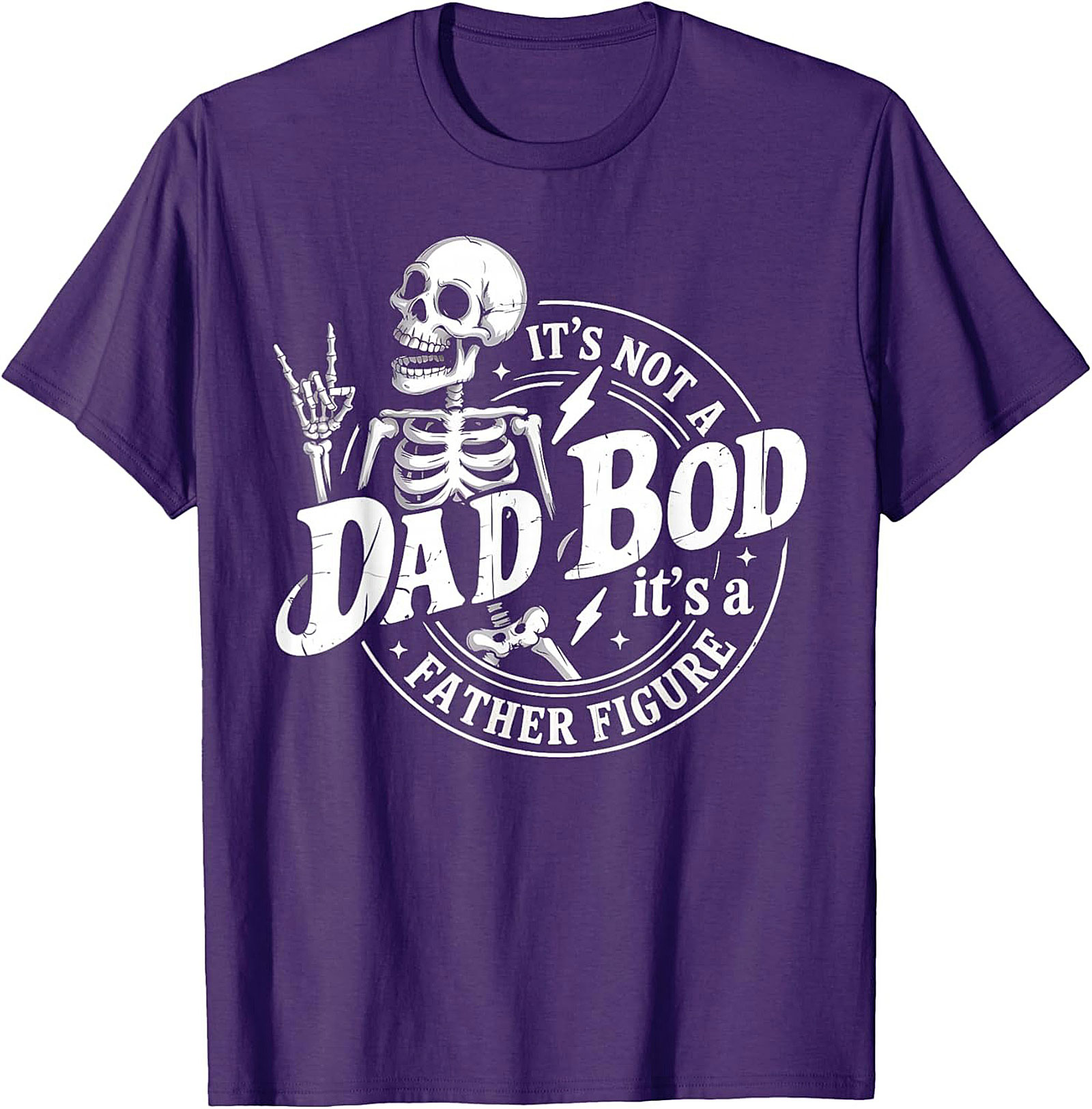 Funny Father Figure T-shirt Not a Dad Bod Graphic Tee