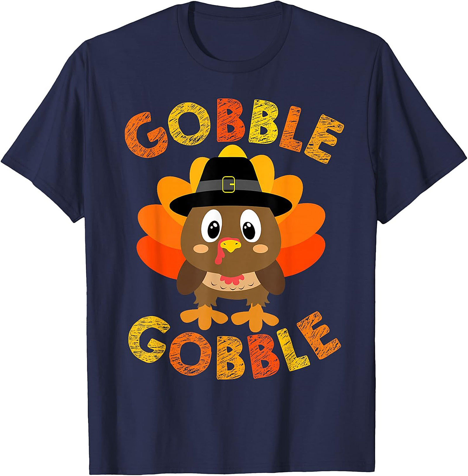 Funny Thanksgiving Turkey T-Shirt | Gobble Gobble Tee
