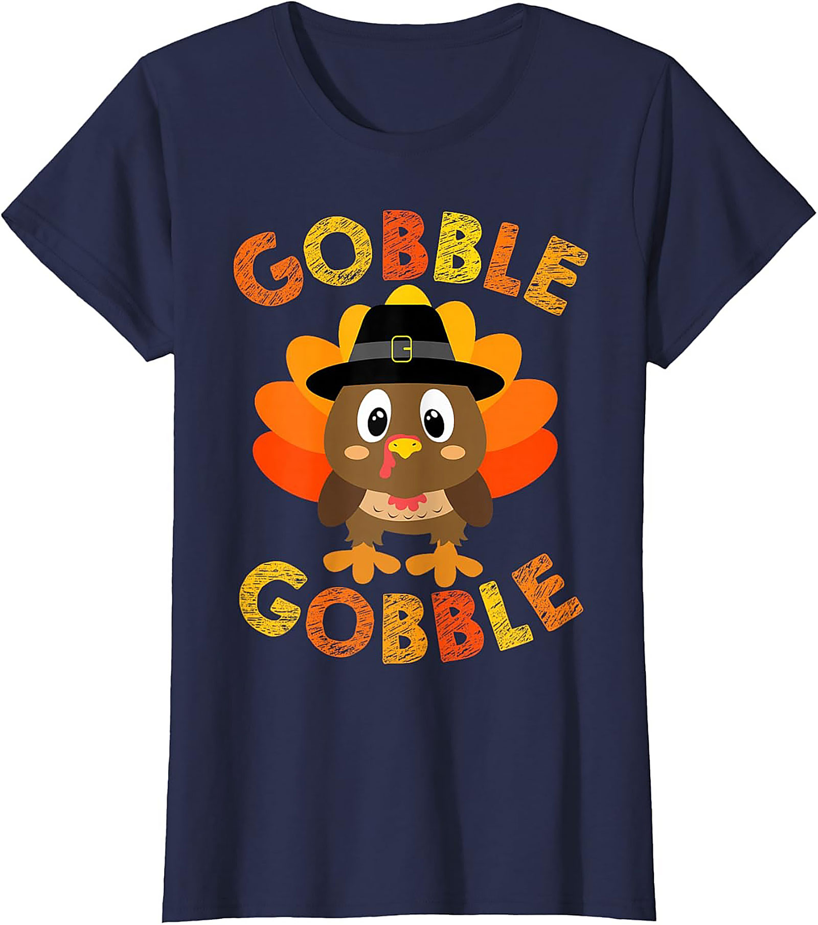 Funny Thanksgiving Turkey T-Shirt | Gobble Gobble Tee