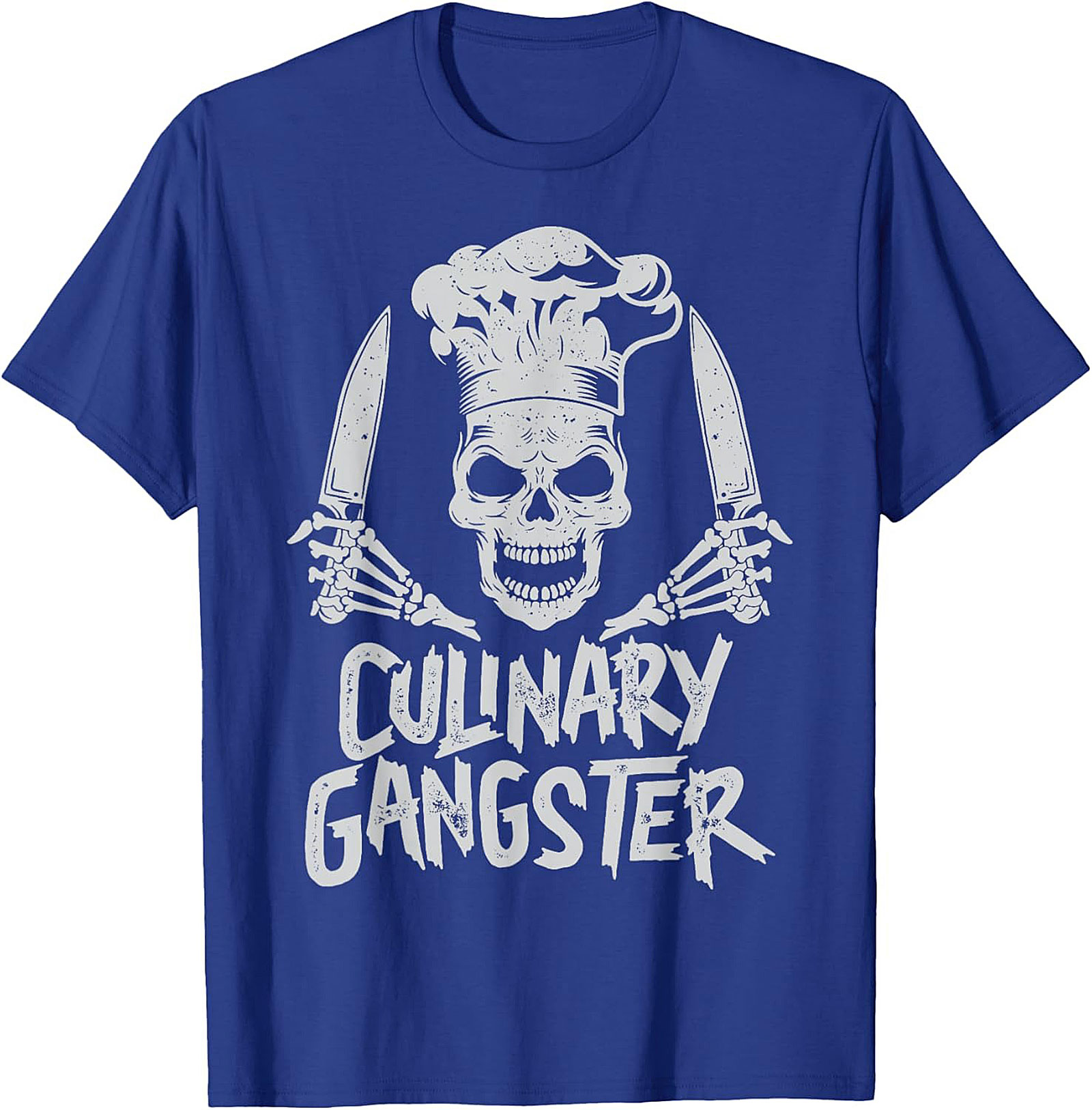 Culinary Gangster T-shirt Chef Skull Funny Cooking Tee