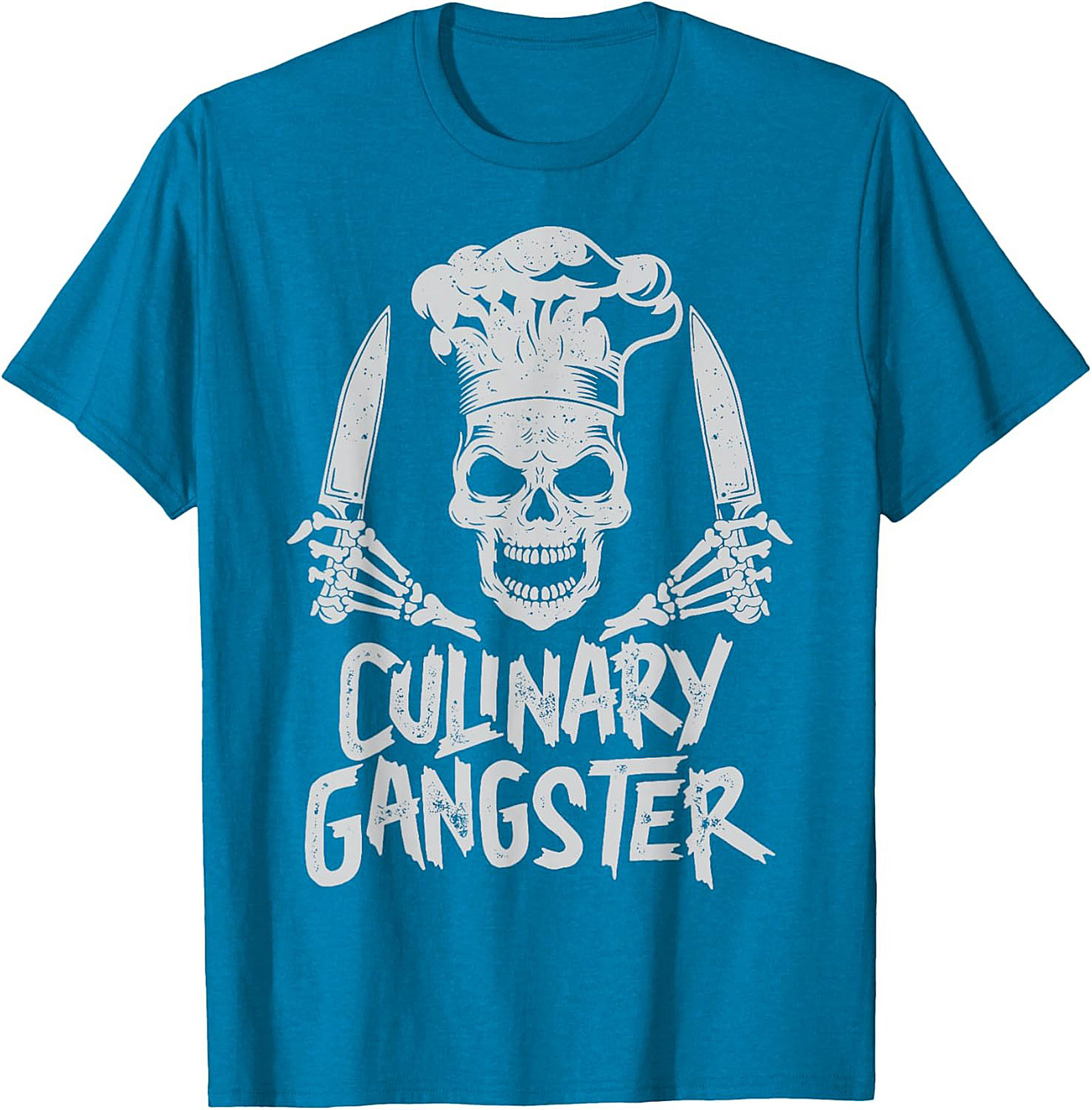 Culinary Gangster T-shirt Chef Skull Funny Cooking Tee