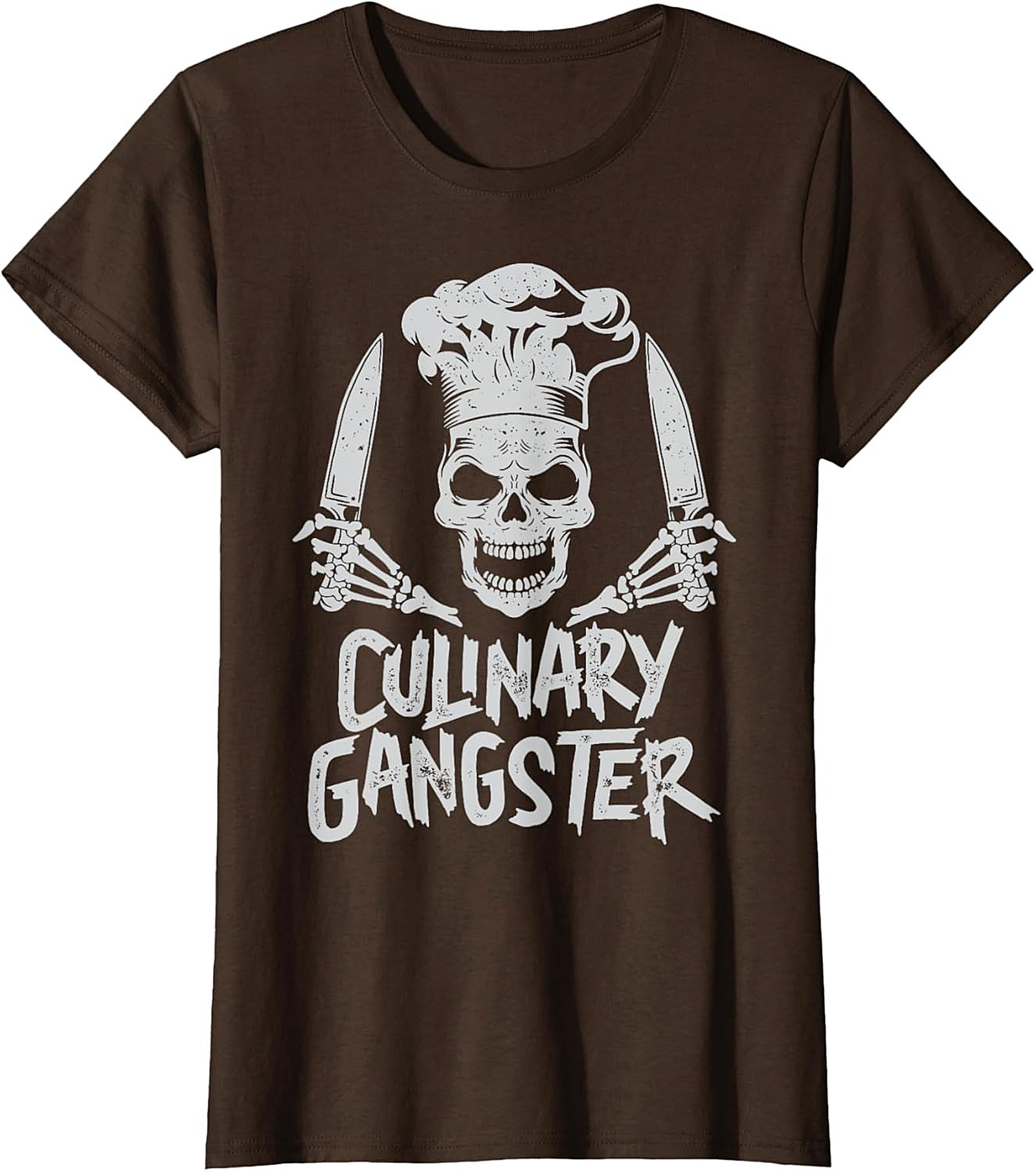 Culinary Gangster T-shirt Chef Skull Funny Cooking Tee