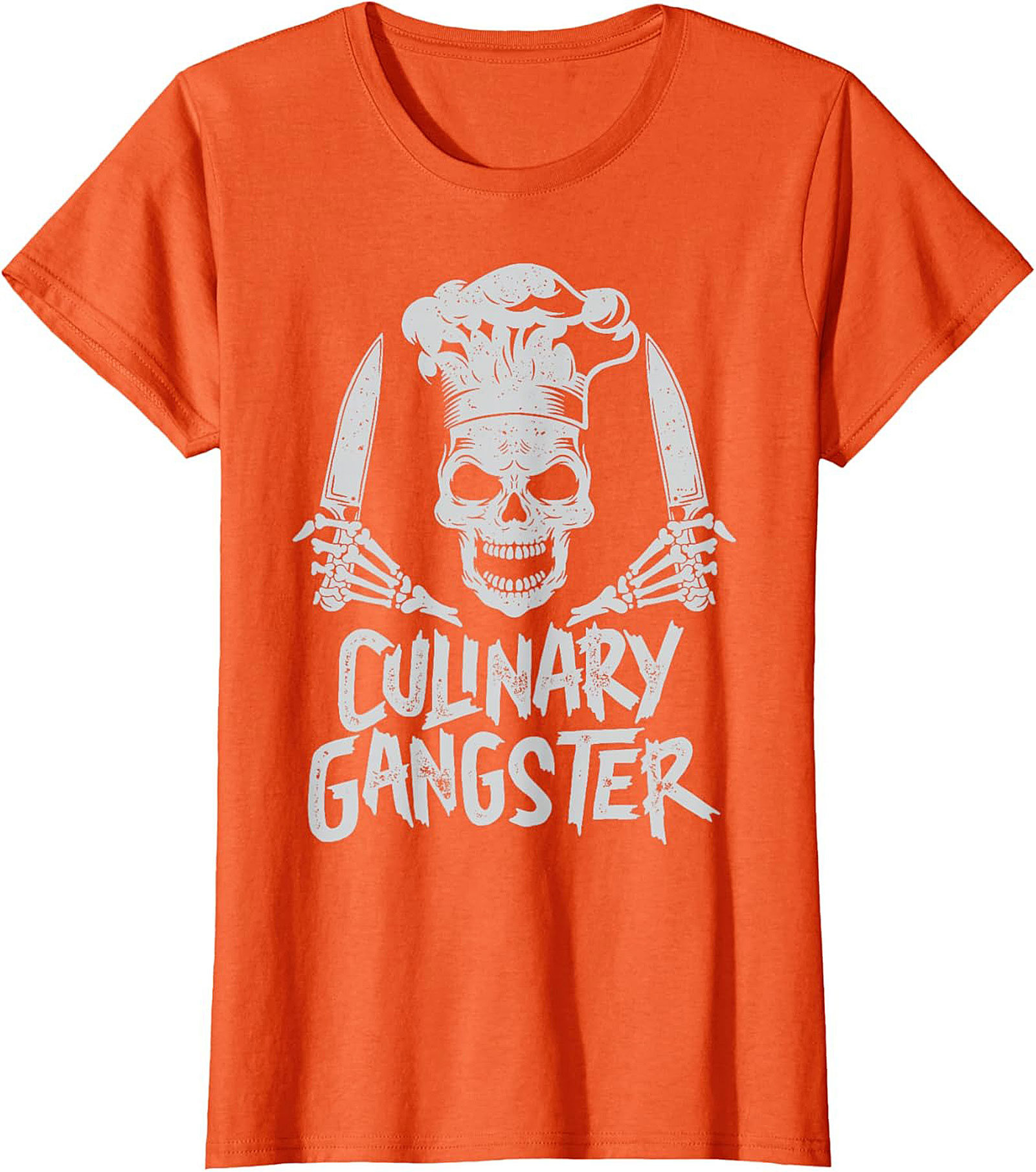Culinary Gangster T-shirt Chef Skull Funny Cooking Tee