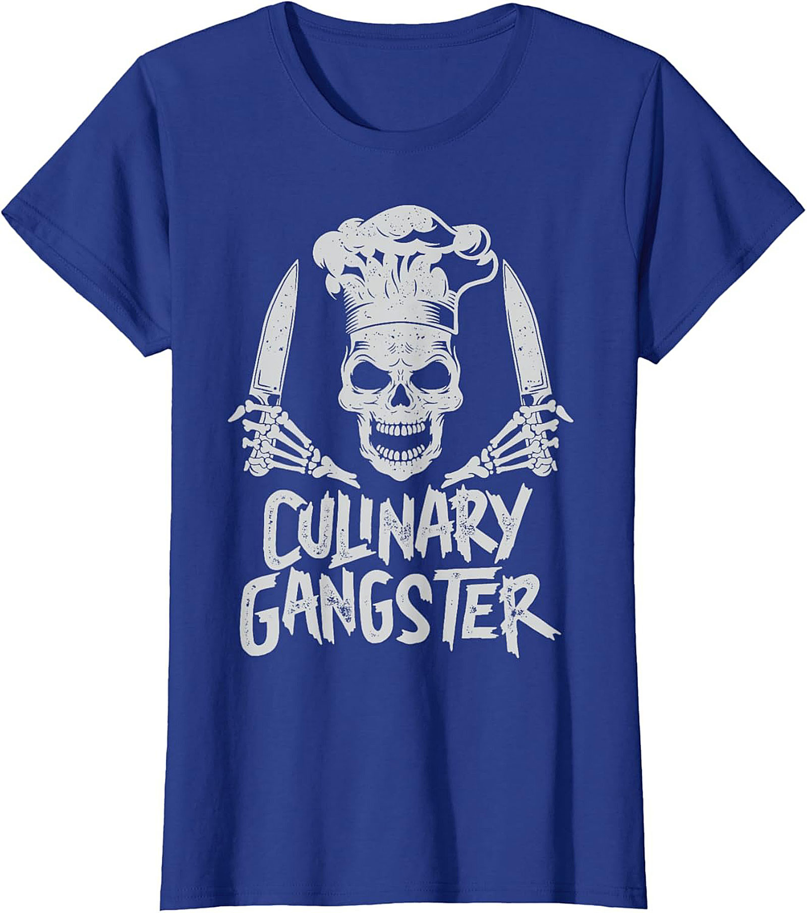 Culinary Gangster T-shirt Chef Skull Funny Cooking Tee