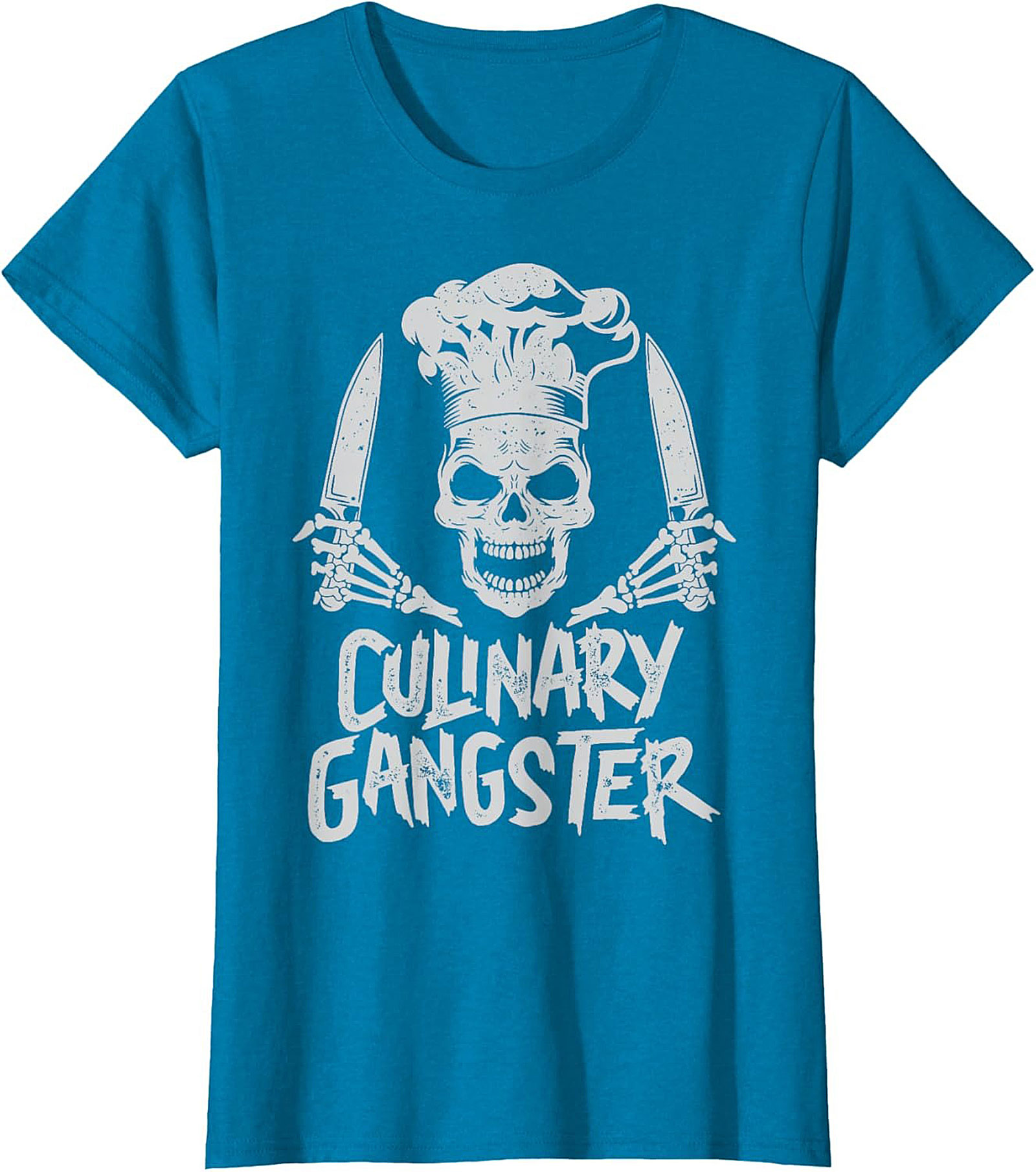 Culinary Gangster T-shirt Chef Skull Funny Cooking Tee