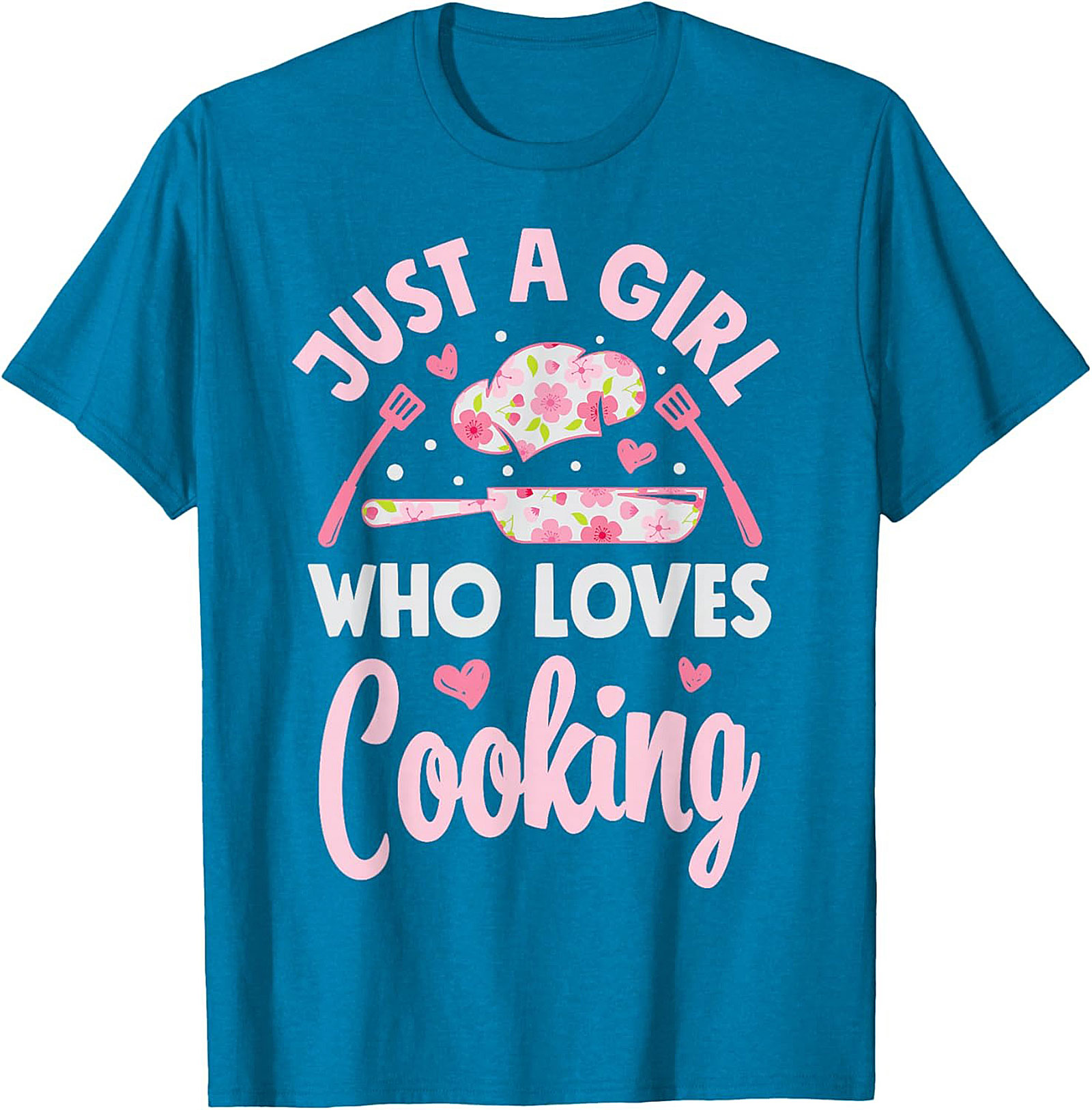 Just A Girl Who Loves Cooking T-Shirt Cute Culinary Gift