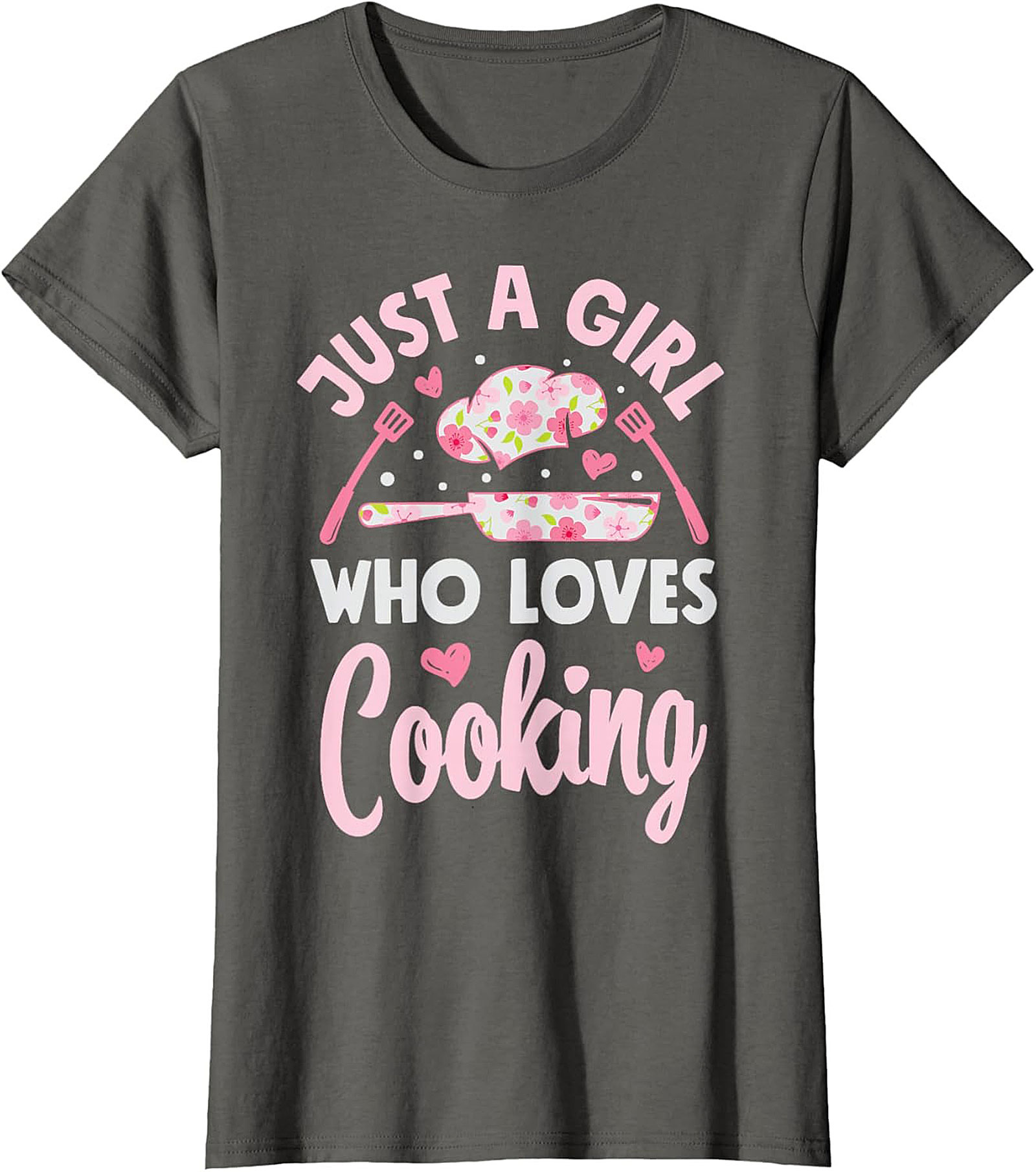 Just A Girl Who Loves Cooking T-Shirt Cute Culinary Gift