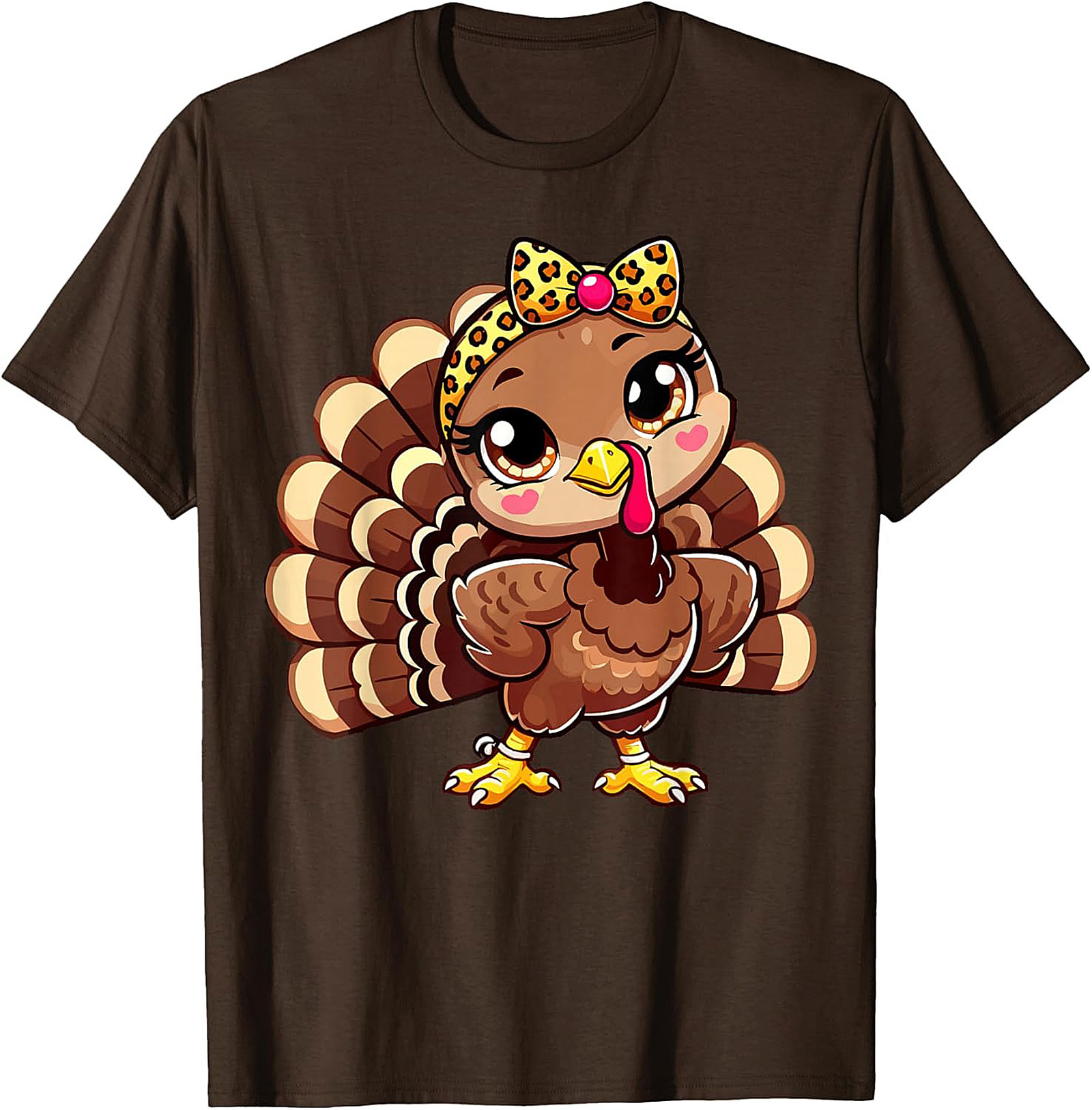 Cute Turkey Thanksgiving T-Shirt | Funny Graphic Tee