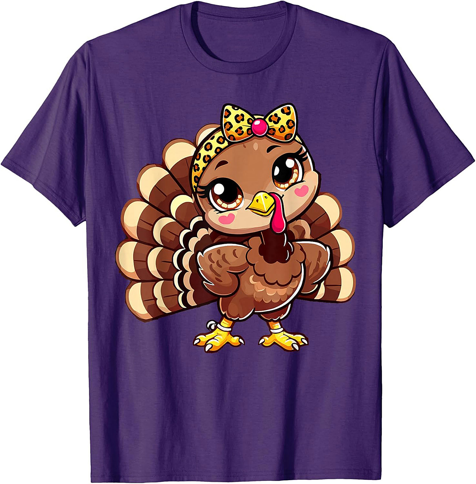 Cute Turkey Thanksgiving T-Shirt | Funny Graphic Tee