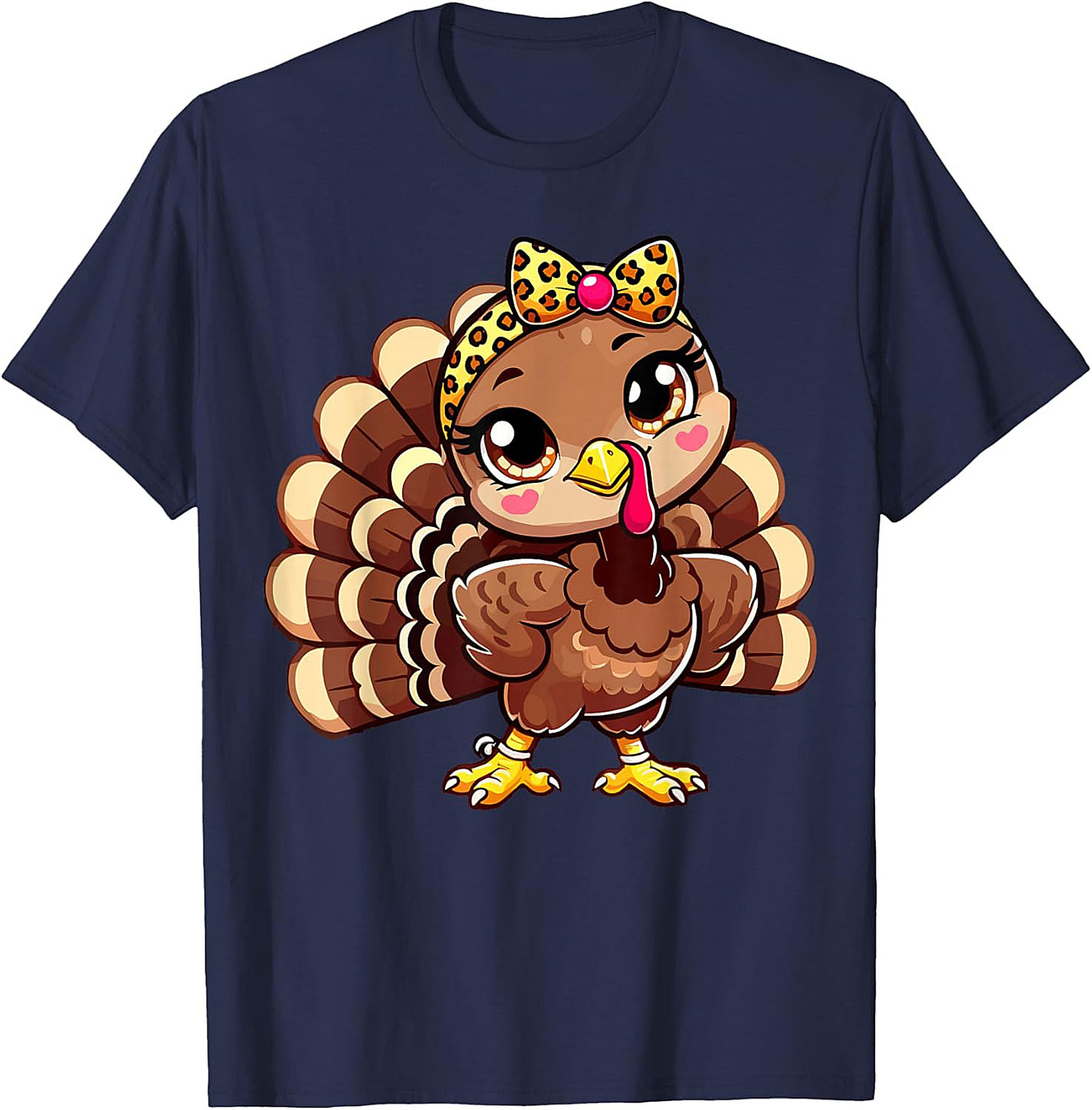 Cute Turkey Thanksgiving T-Shirt | Funny Graphic Tee