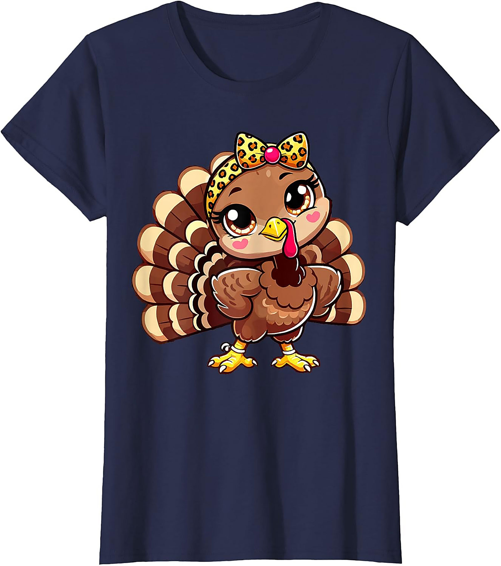 Cute Turkey Thanksgiving T-Shirt | Funny Graphic Tee